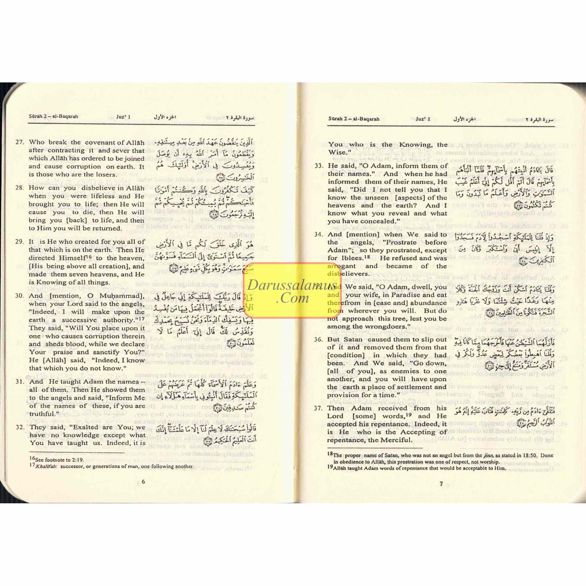 The Quran Arabic Text With Corresponding English Meanings (Pocket Size)、mySite、topwebapps