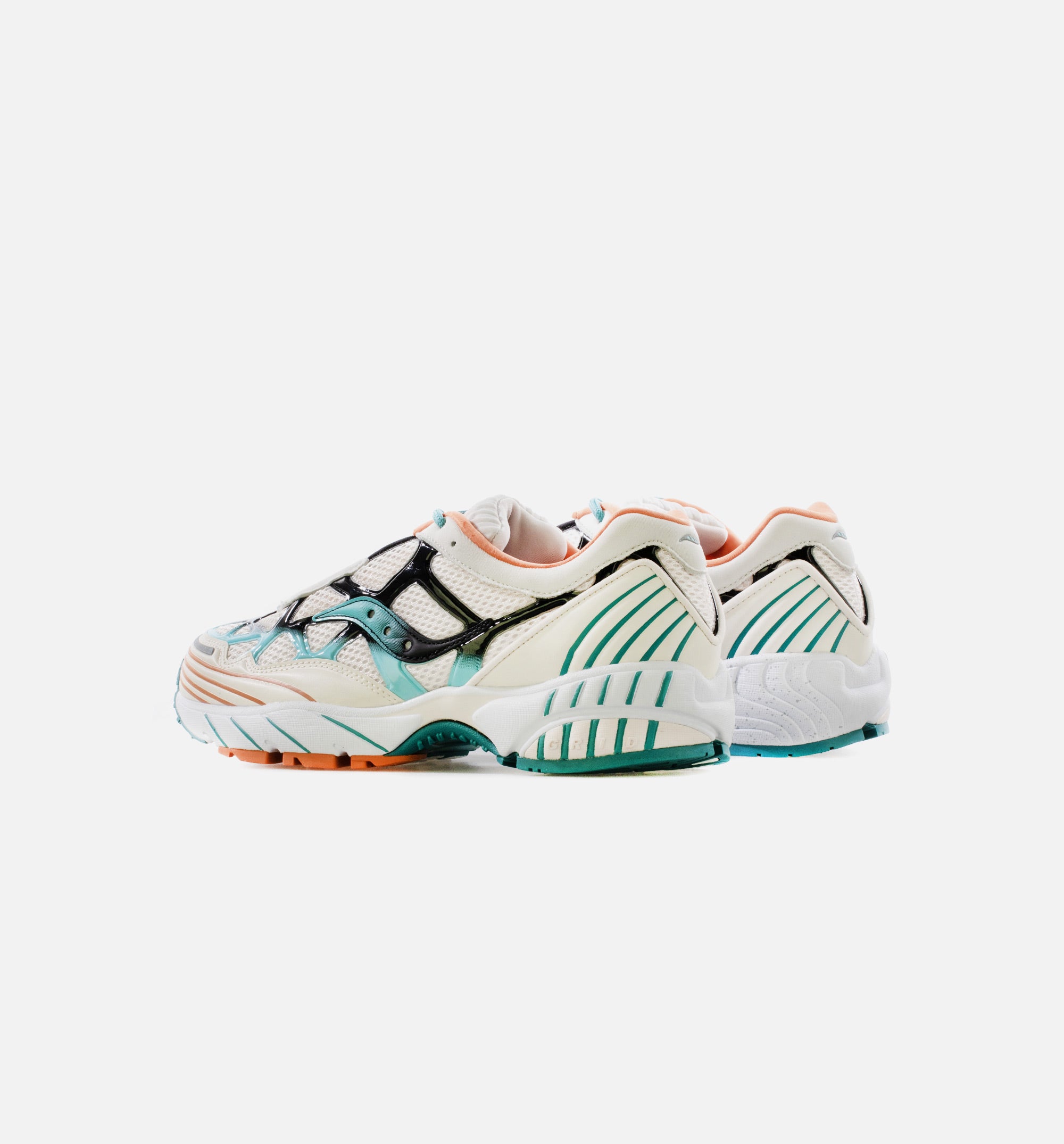 Grid Web Mens Running Shoe - Tan/Black/Blue、mySite、dreamappss