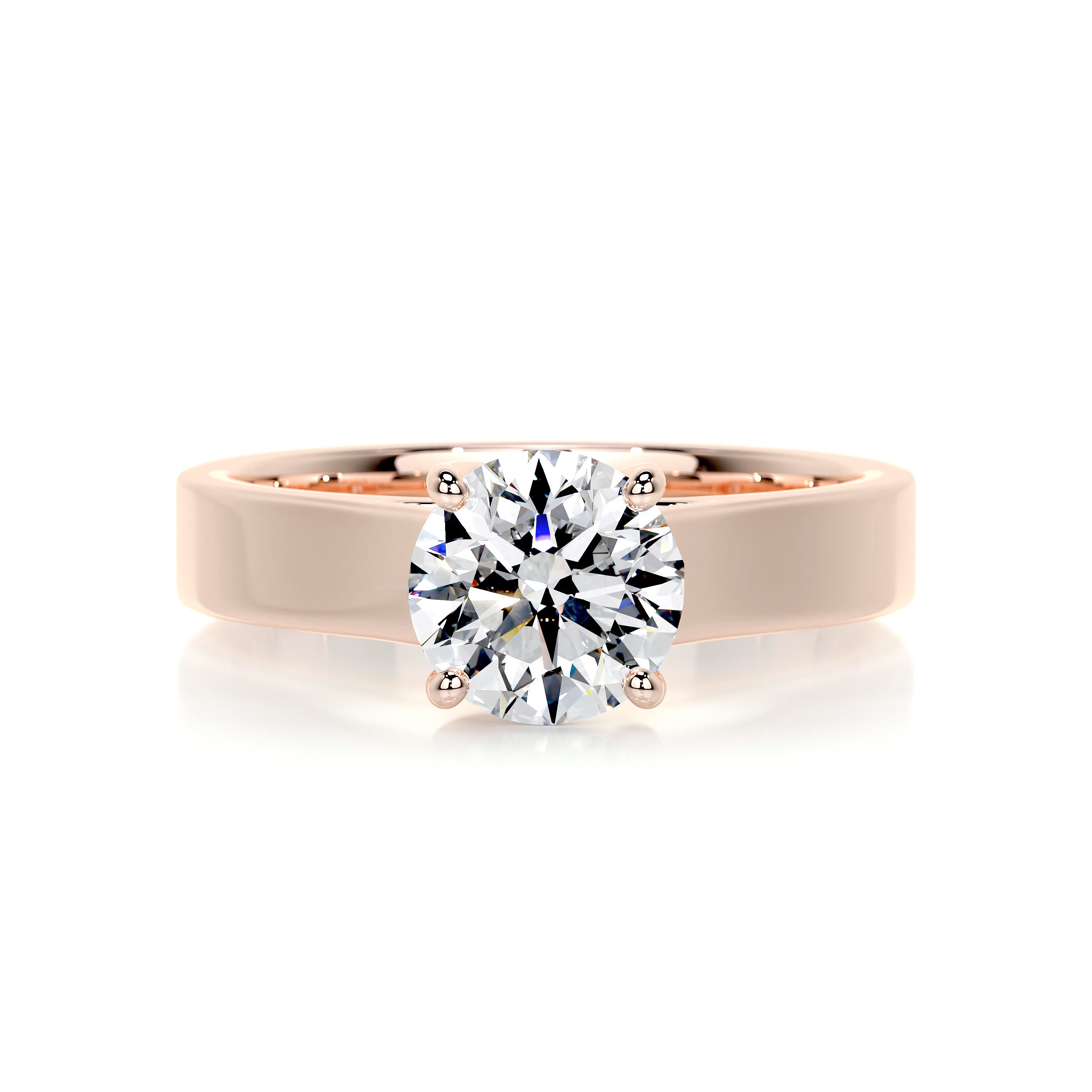 Nola Diamond Engagement Ring -14K Rose Gold、mySite、hinf8tx79