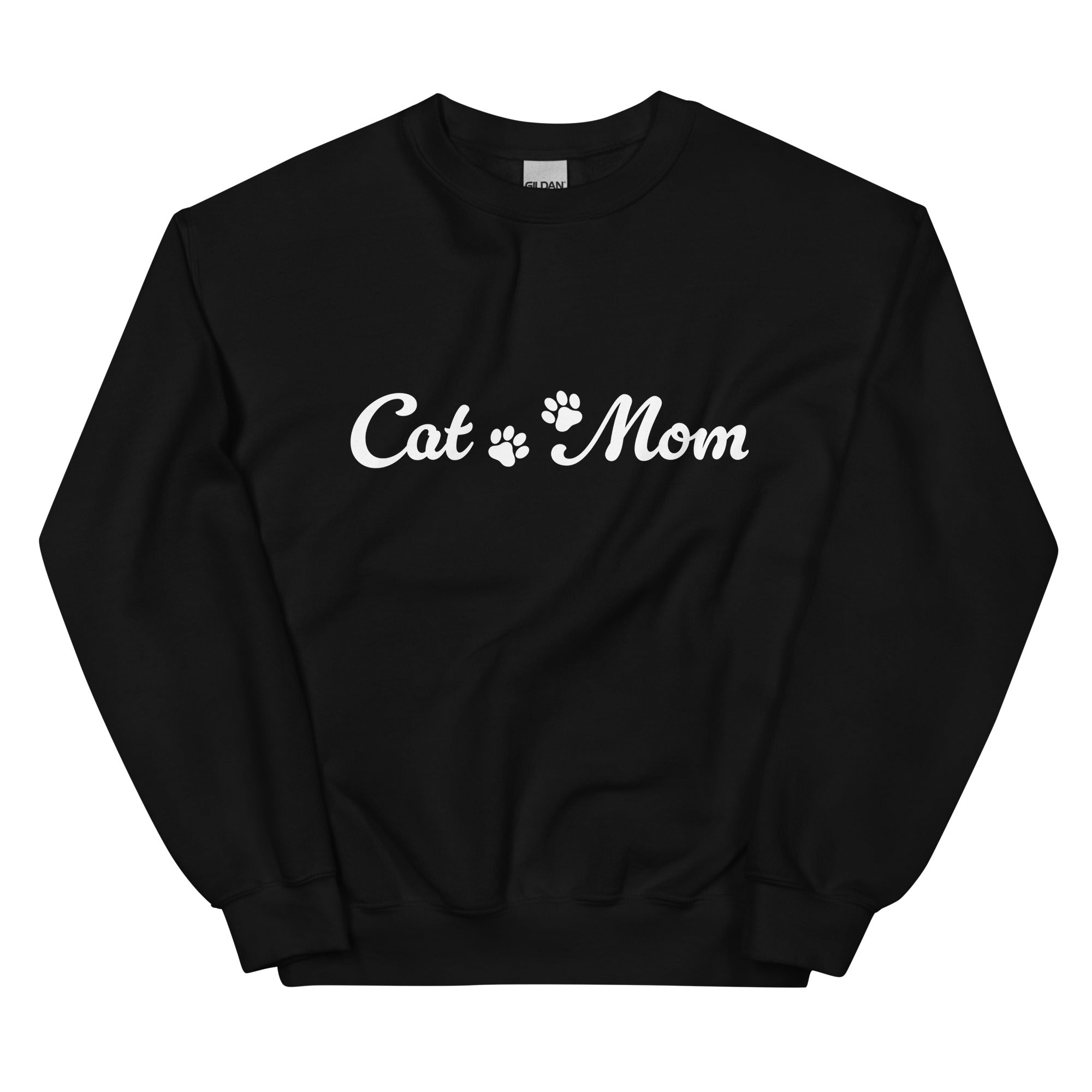 Paw Print Cat Mom Crewneck Sweatshirt、mySite、camillekostekn