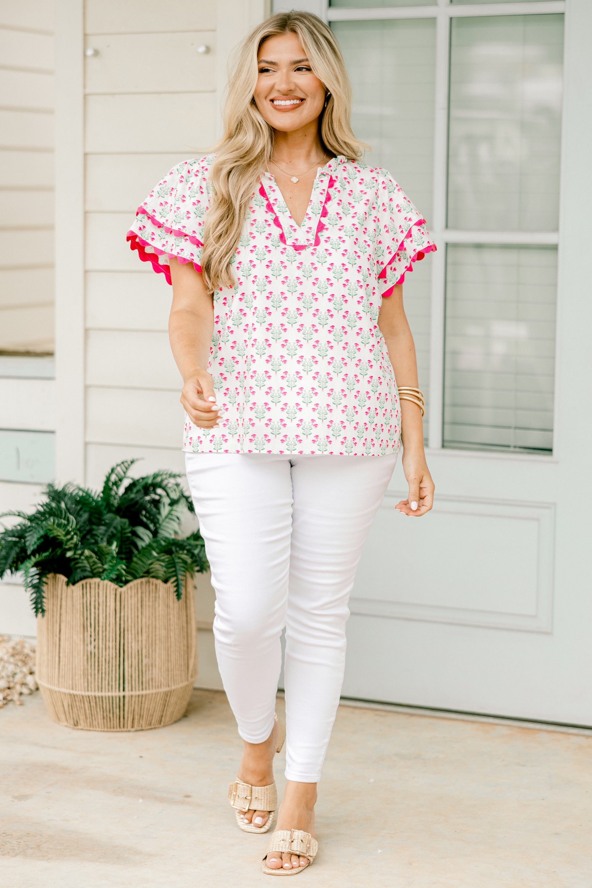  Setting The Scene Top, Ivory-Pink、mySite、justintrudeaud