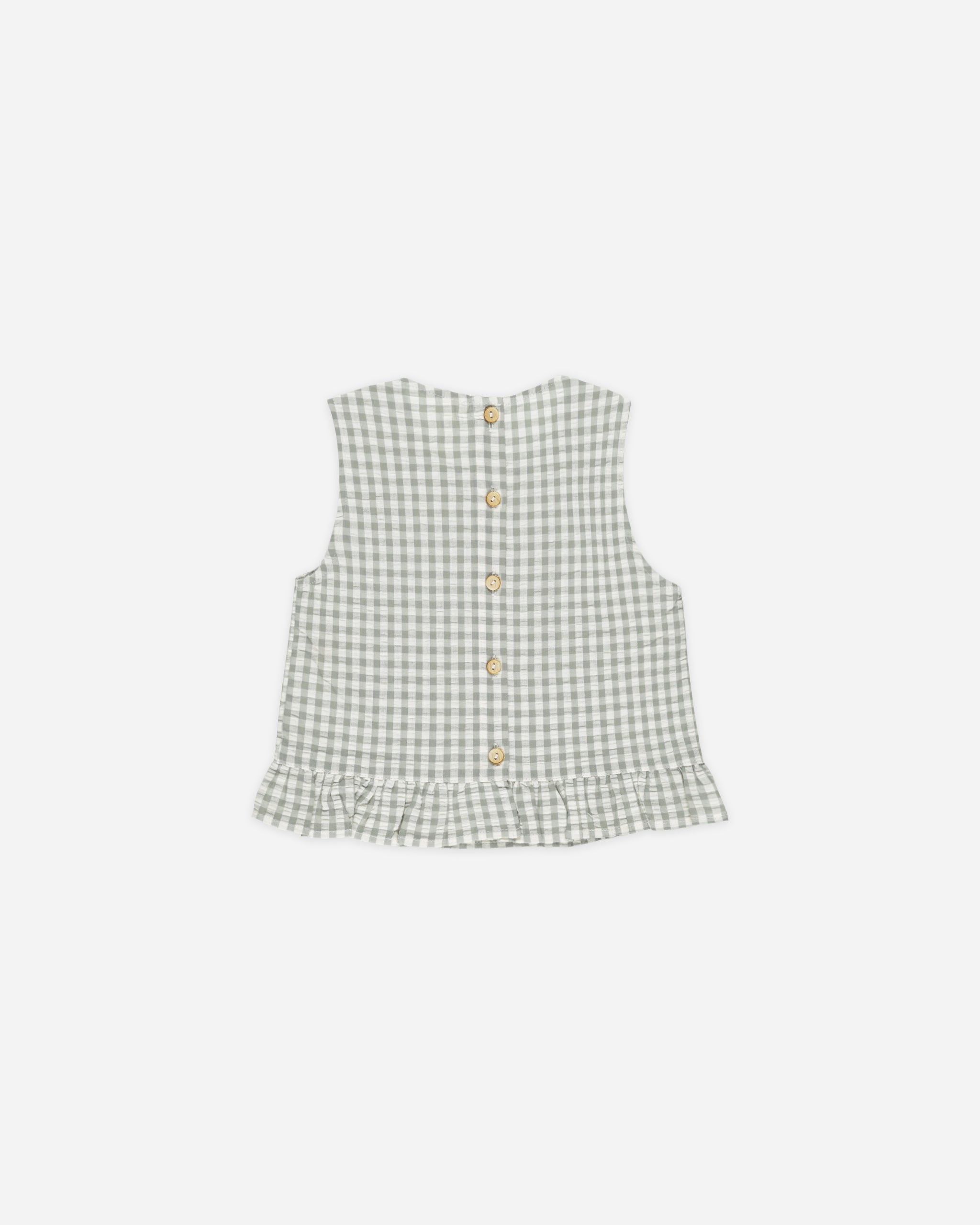  Oceanside Top || Eucalyptus Gingham、mySite、layawaytickets