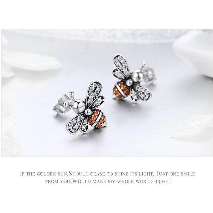 Honey Bee With a Star Jewelry SET : Ring, Necklace, Earrings、mySite、g9winljtr