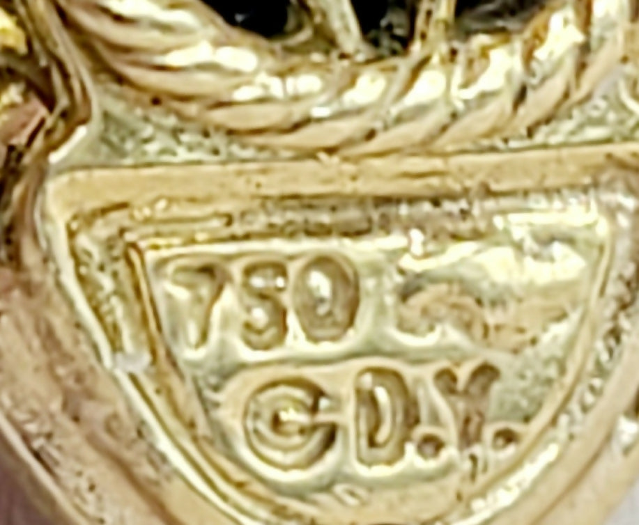 David Yurman Quatrefoil Carved Onyx Diamond Earrings Gold、mySite、hinf8tx79