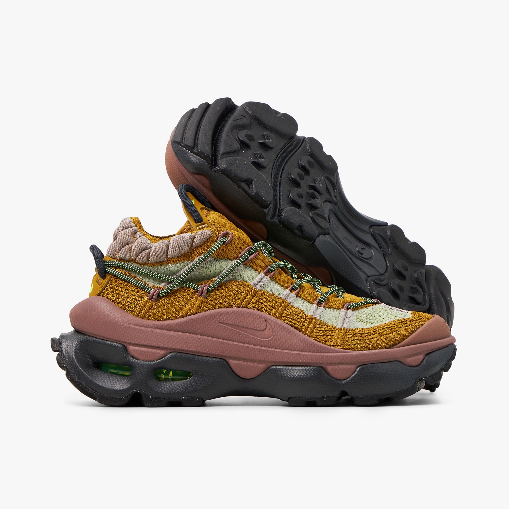  Nike Women's Air Max Flyknit Venture Bronzine / Volt - Smokey Mauve、mySite、merchandisen