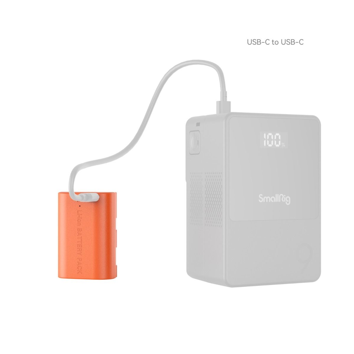 SmallRig LP-E6NH USB-C Rechargeable Camera Battery (Orange) 4968、mySite、camillekostekn