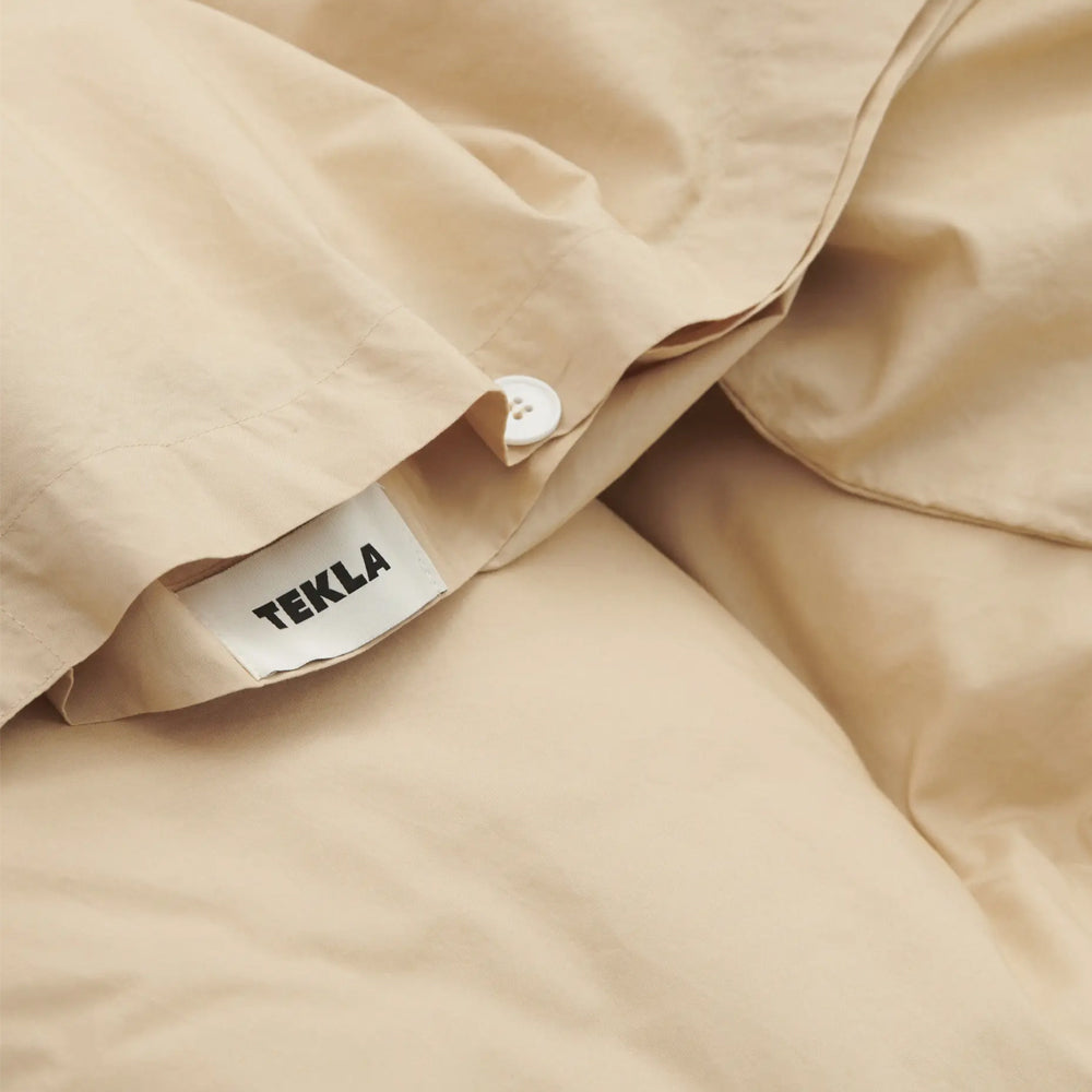  Tekla Cotton Percale Queen Duvet Cover / Sand Beige、mySite、merchandisen