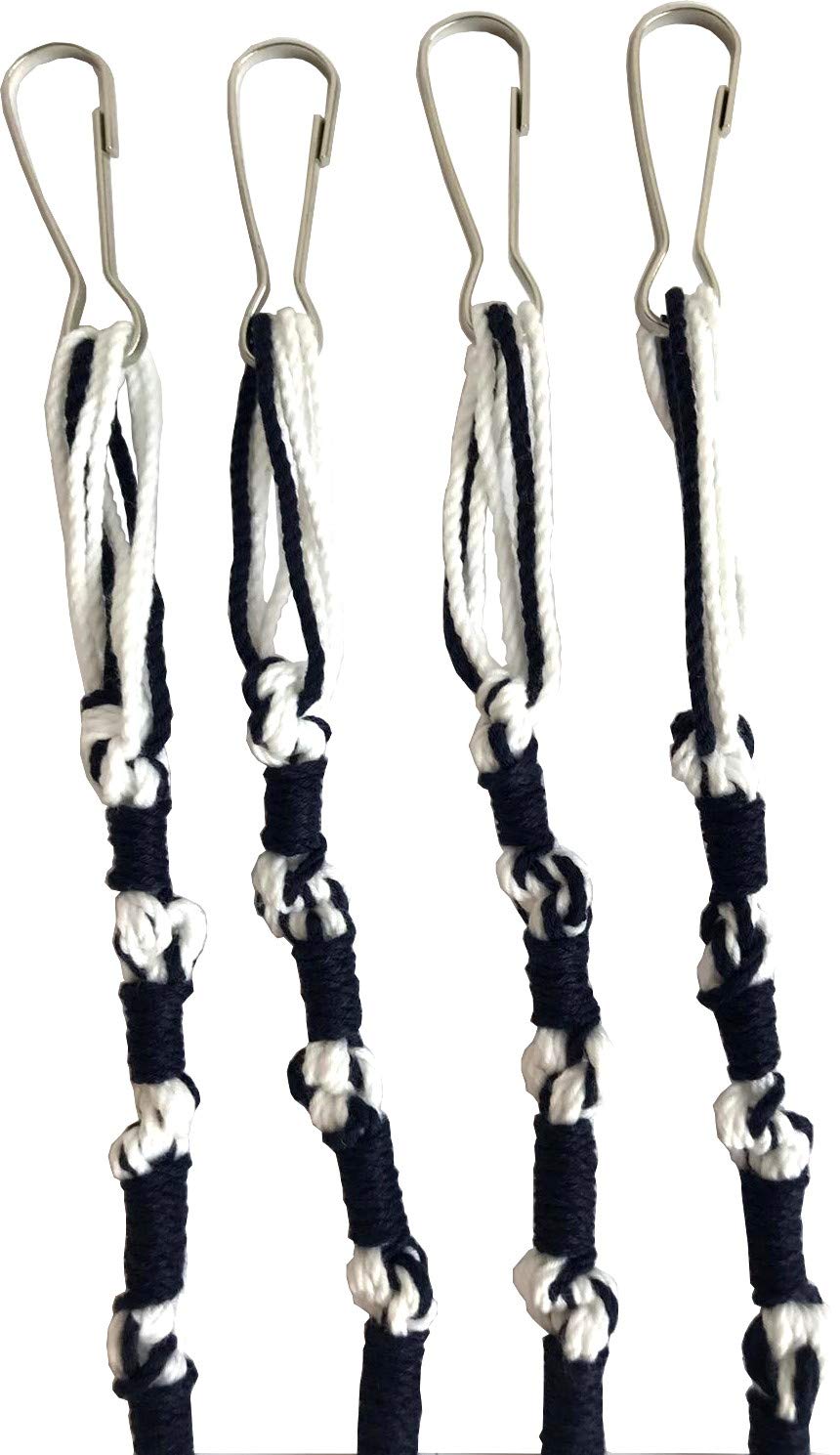  Holy Land Market Pants/Jeans Tzitzits (Set of Four) White with Blue Thread - Tassels with Hanging Hooks (with Longer Blue Messiah Thread)、mySite、elrpsem3k