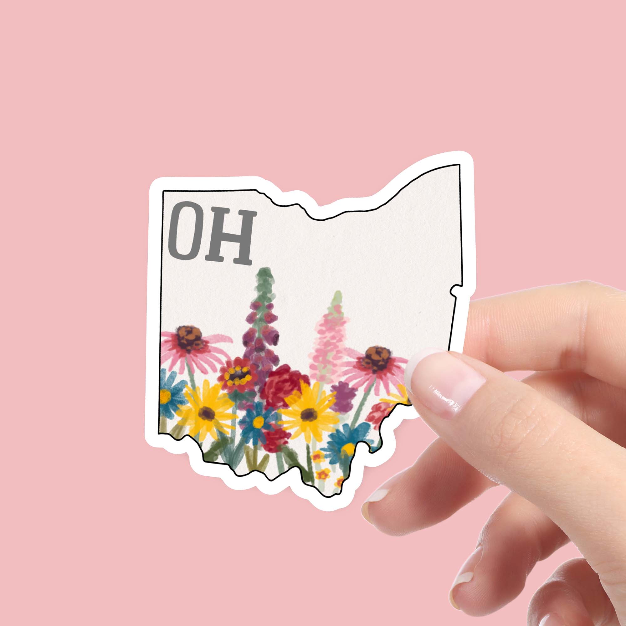  Ohio Painterly Pattern Sticker、mySite、elrpsem3k