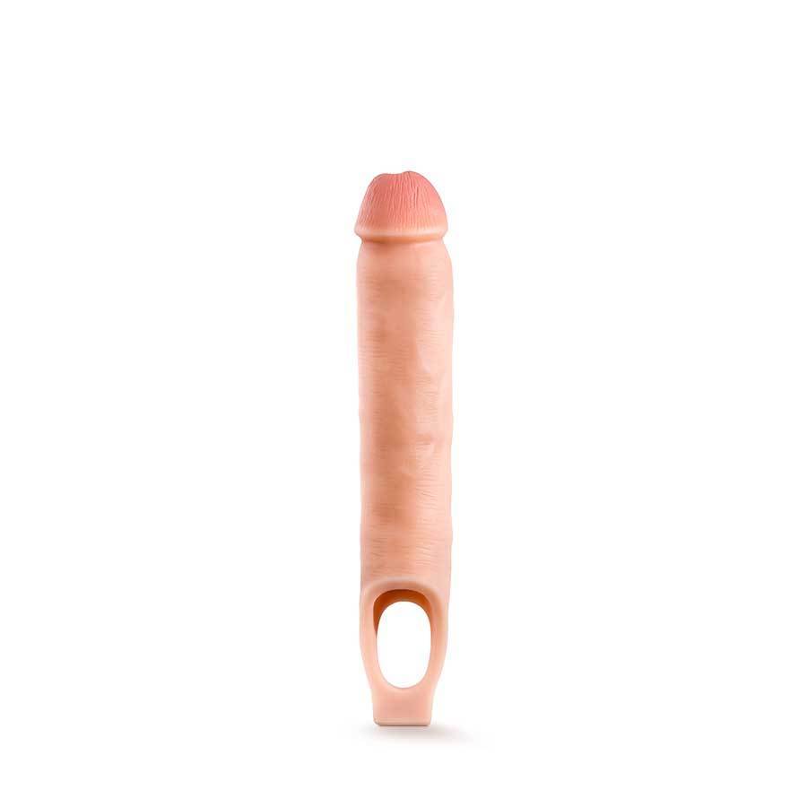 11.5 Inch Realistic Performance Penis Sleeve Natural Silicone Girth Enhancer、mySite、bottomscart