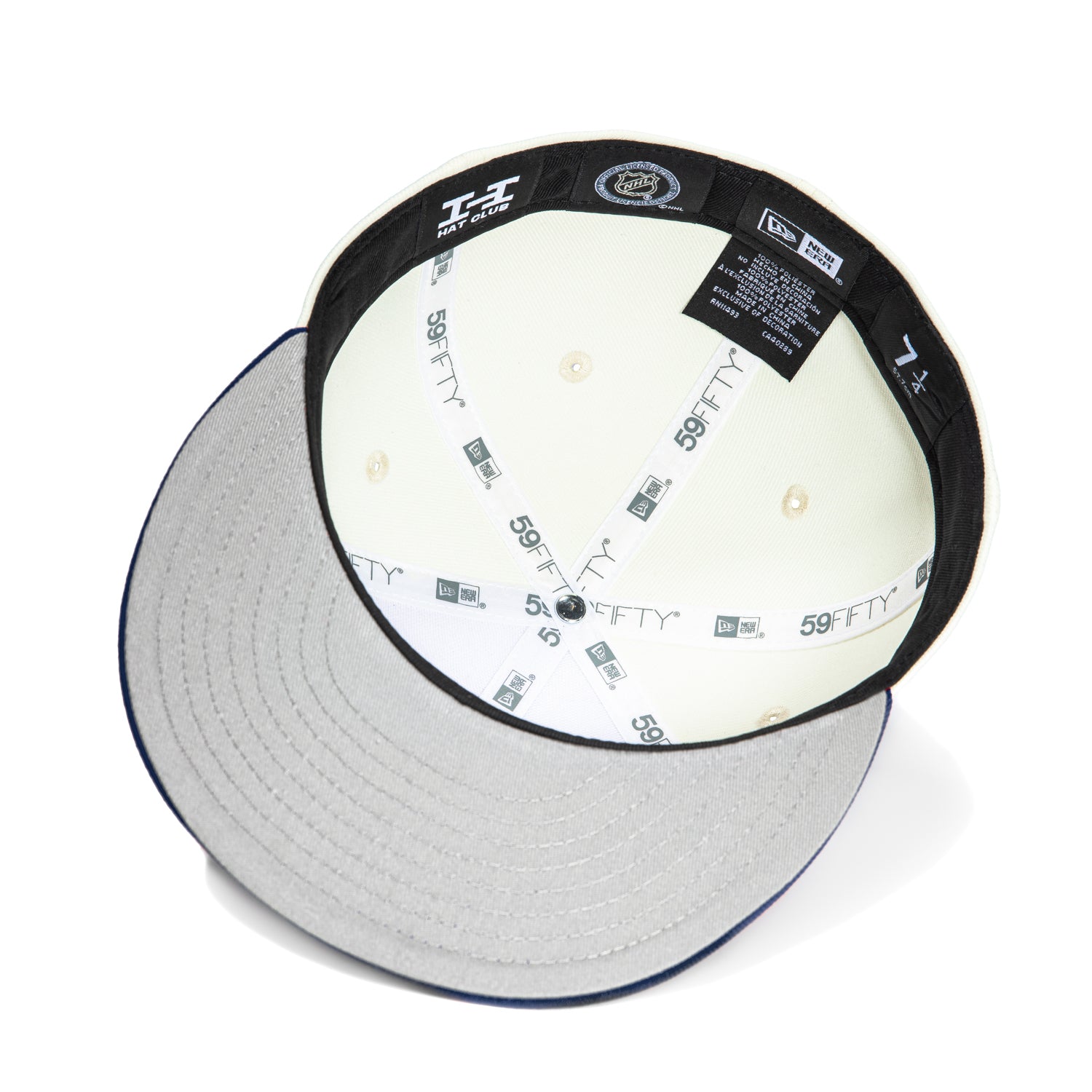 New Era 59Fifty New York Rangers 85th Anniversary Patch Hat - White, Navy、mySite、vikingsvslions