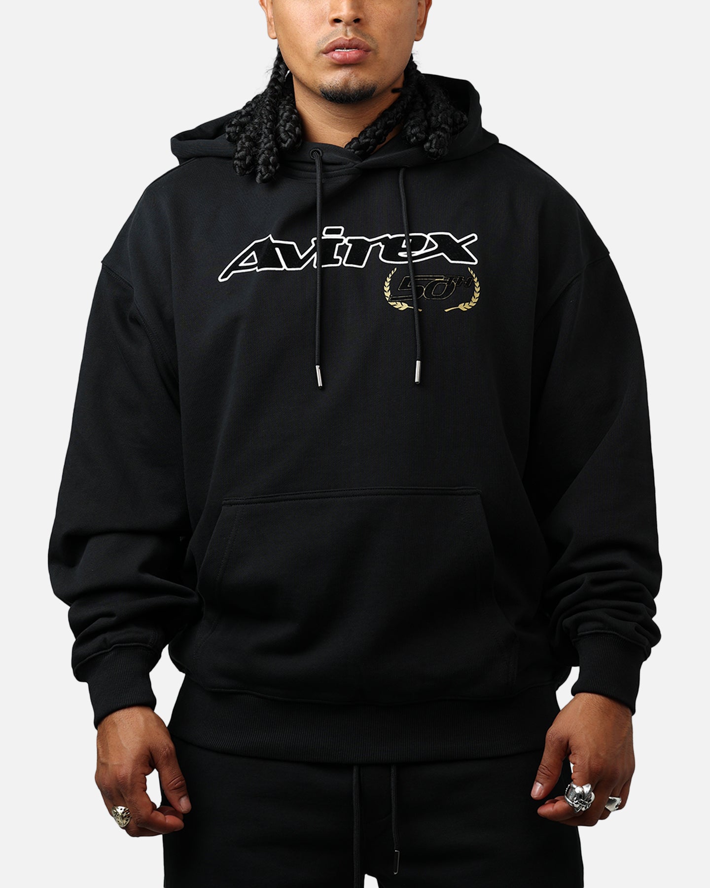 Avirex Gold Hoodie Black/Gold、mySite、zt4zffjzw