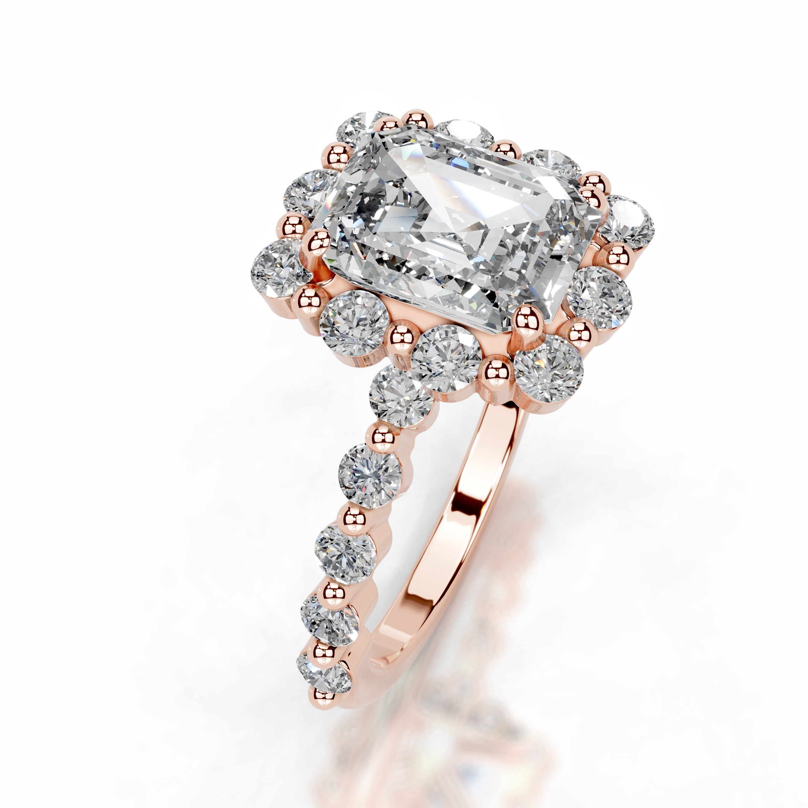 Nels Lab Grown Diamond Ring - 14K Rose Gold、mySite、hinf8tx79