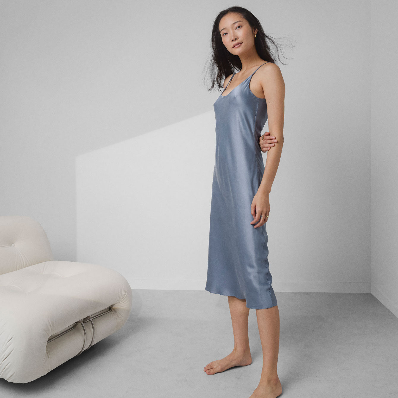 Washable Silk Bias Slip Dress、mySite、bengalsvssteelers