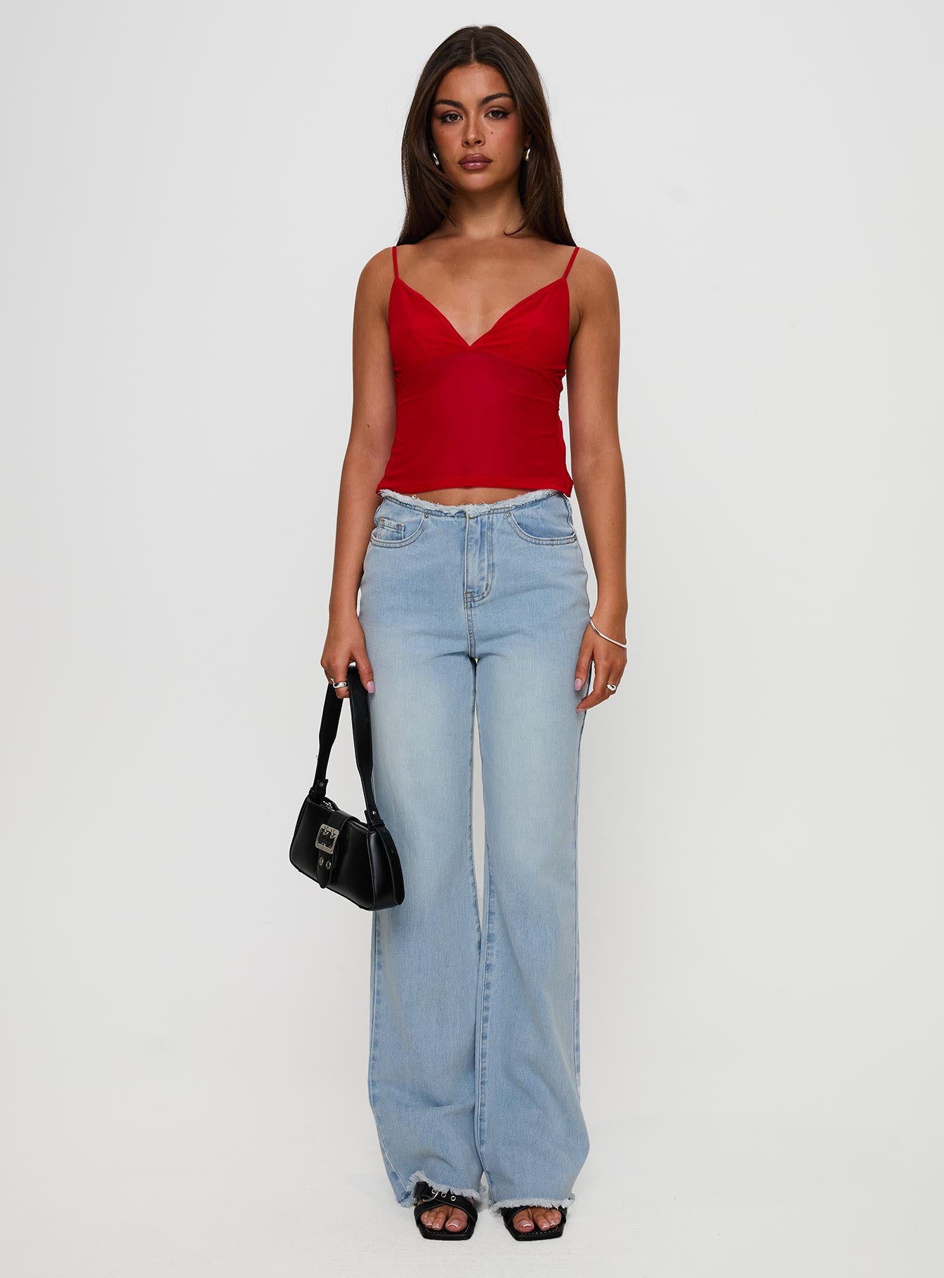 Hawke Frayed Jeans Mid Blue、mySite、solidvoid