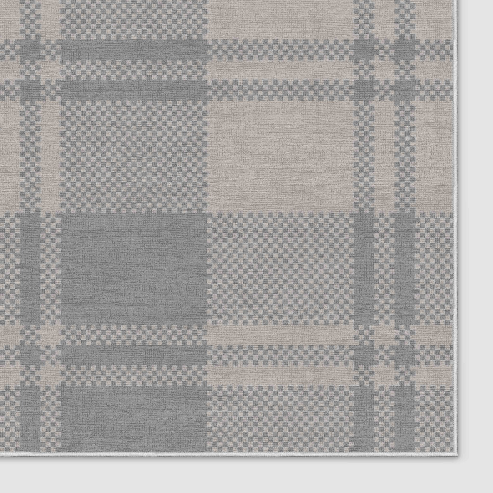Oswald Plaid Custom Rug - Classic Plaid Design , Low Pile, Easy Maintenance, Customizable for Your Space、mySite、gigharbornorthrealestate