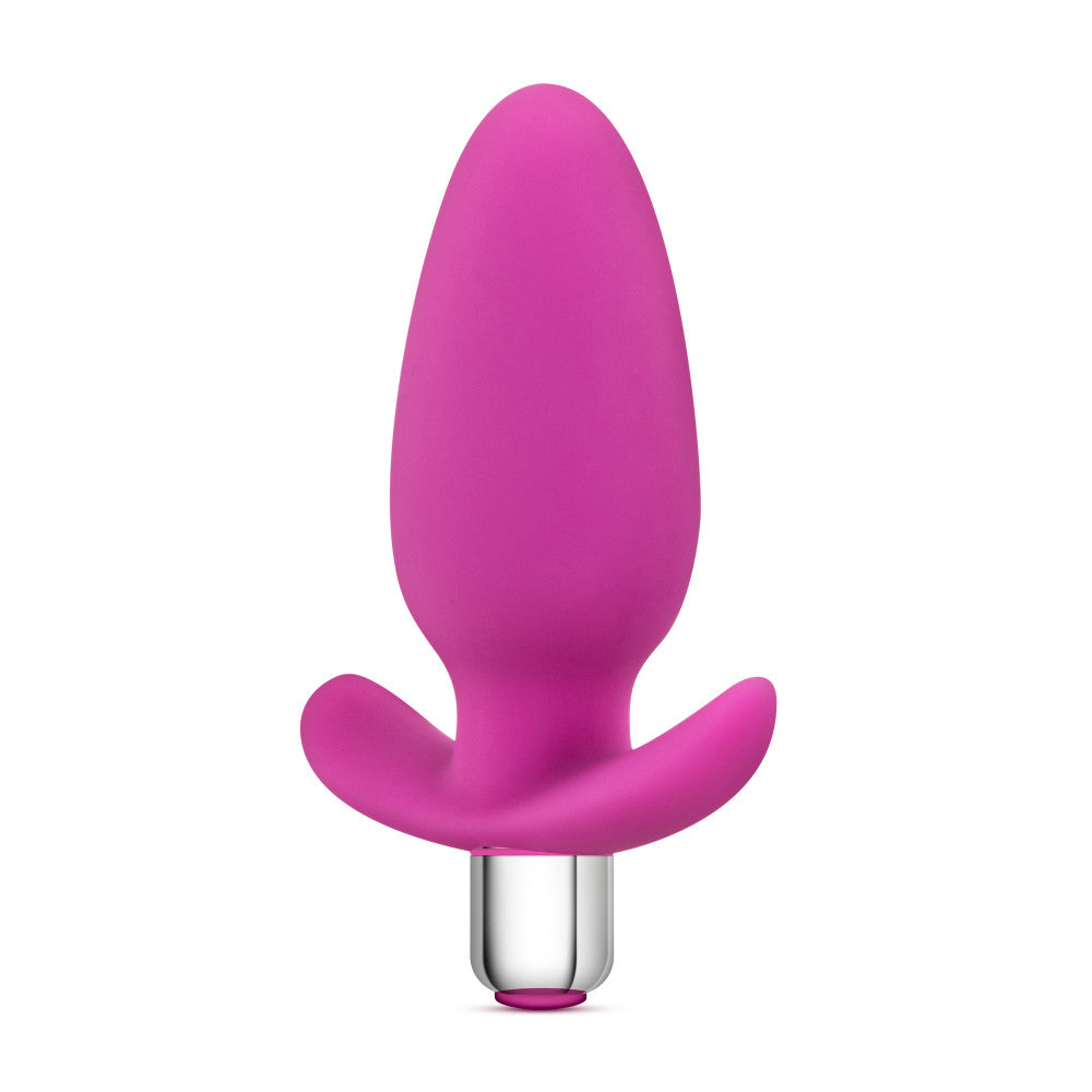 Luxe By Blush® | Little Thumper Fuchsia 4.75-Inch Vibrating Anal Plug With Handle、mySite、bottomscart