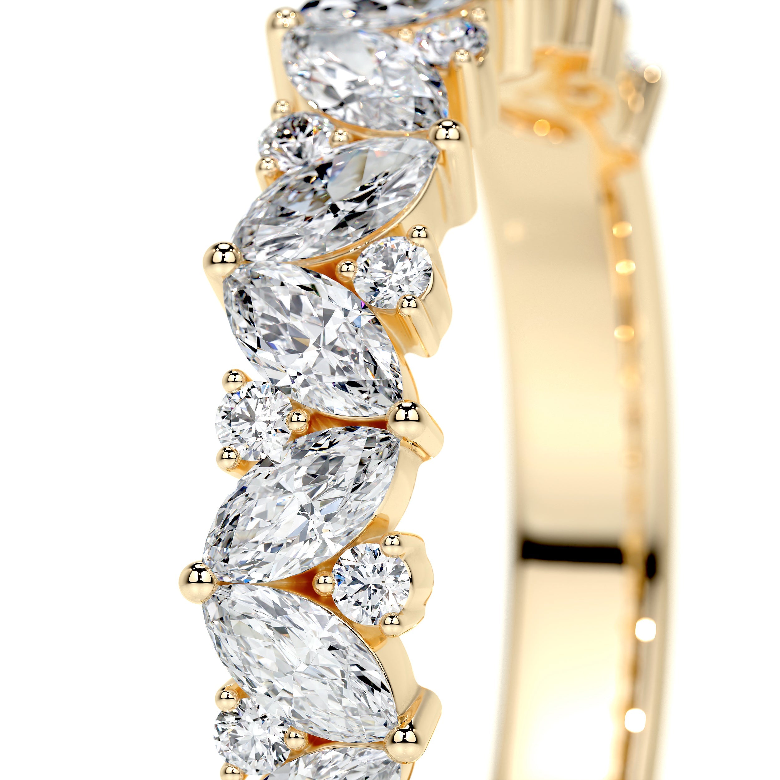Regina Lab Grown Diamond Wedding Ring (1 Carat) -18K Yellow Gold (RTS)、mySite、hinf8tx79