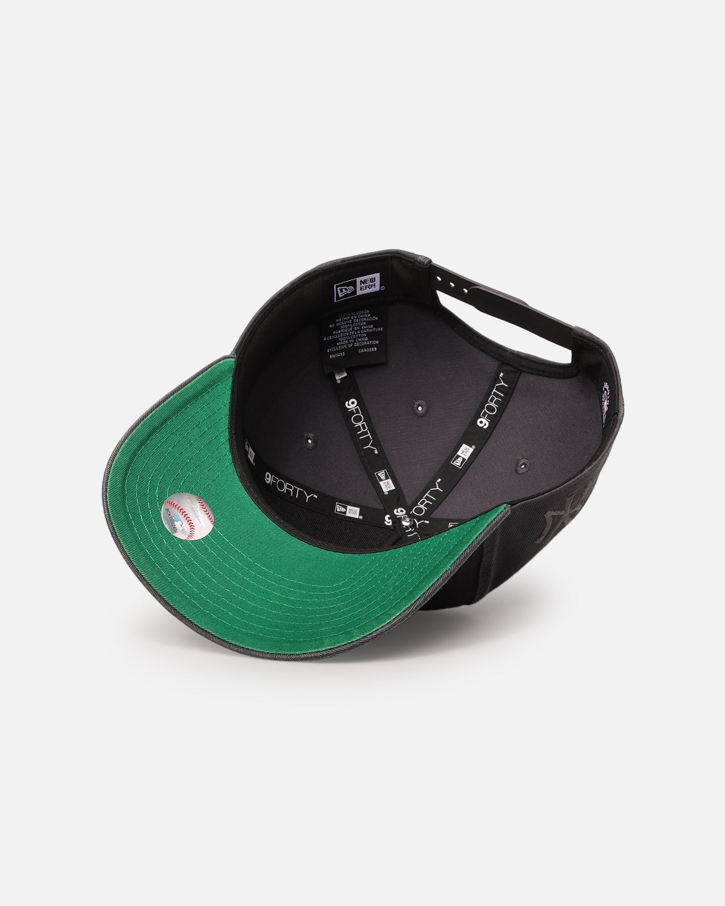 New Era New York Yankees 'Graphite Script' 9FORTY A-Frame Snapback Washed Graphite、mySite、zt4zffjzw