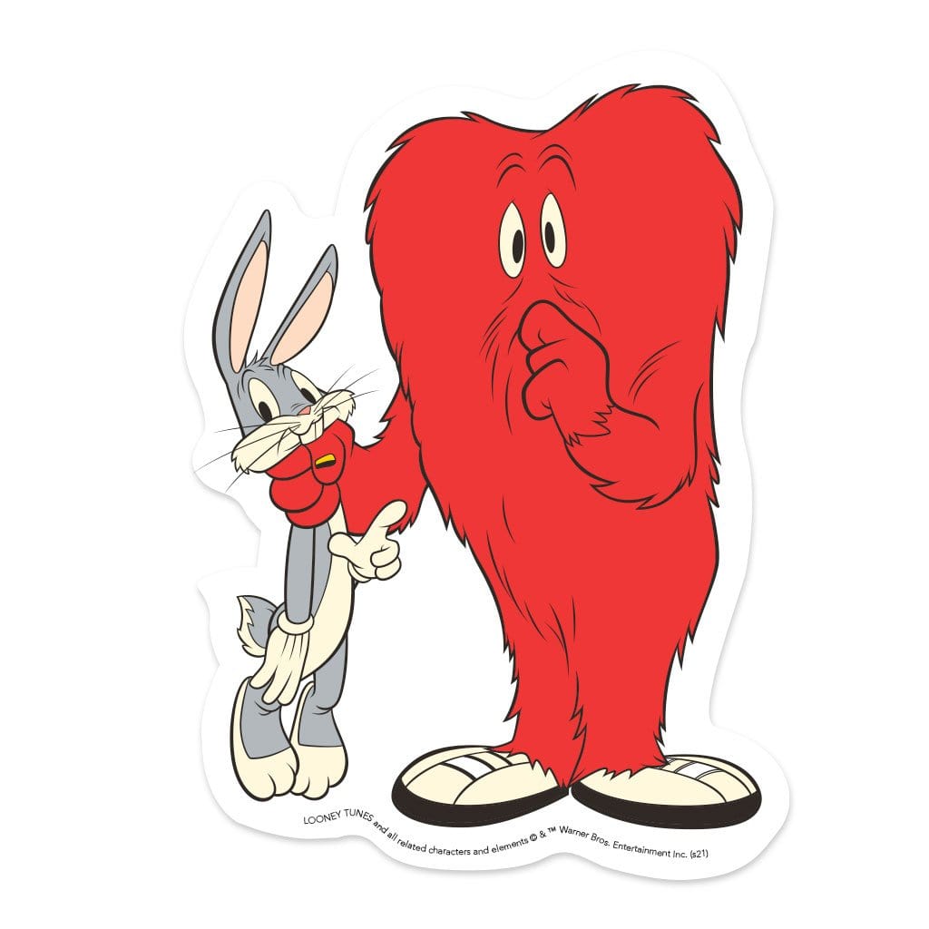  Vinyl Sticker - Bugs Bunny and Gossamer、mySite、ghnorth