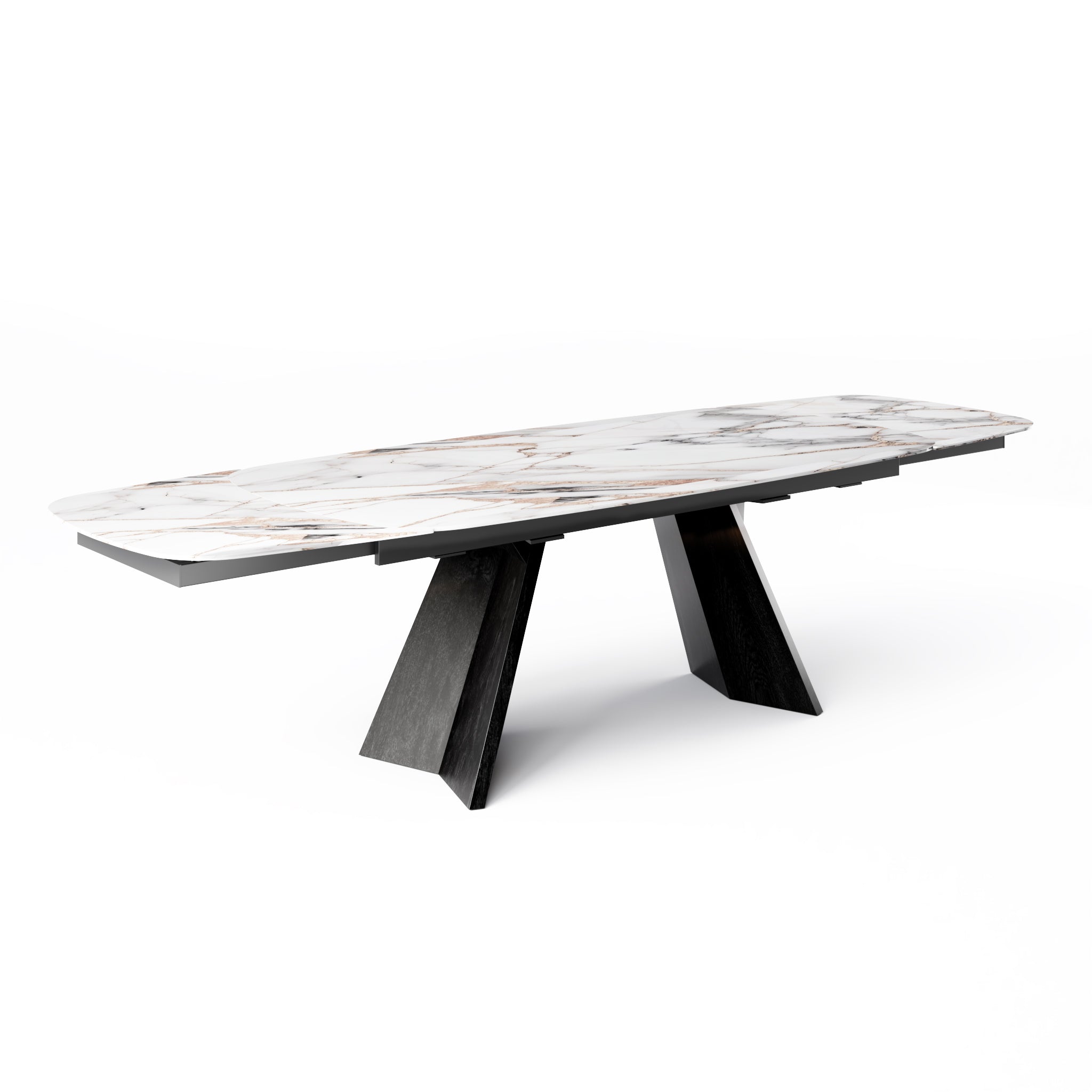  Icaro Extendable Dining Table with Marble and Ceramic Top Options、mySite、sugarbowlscore