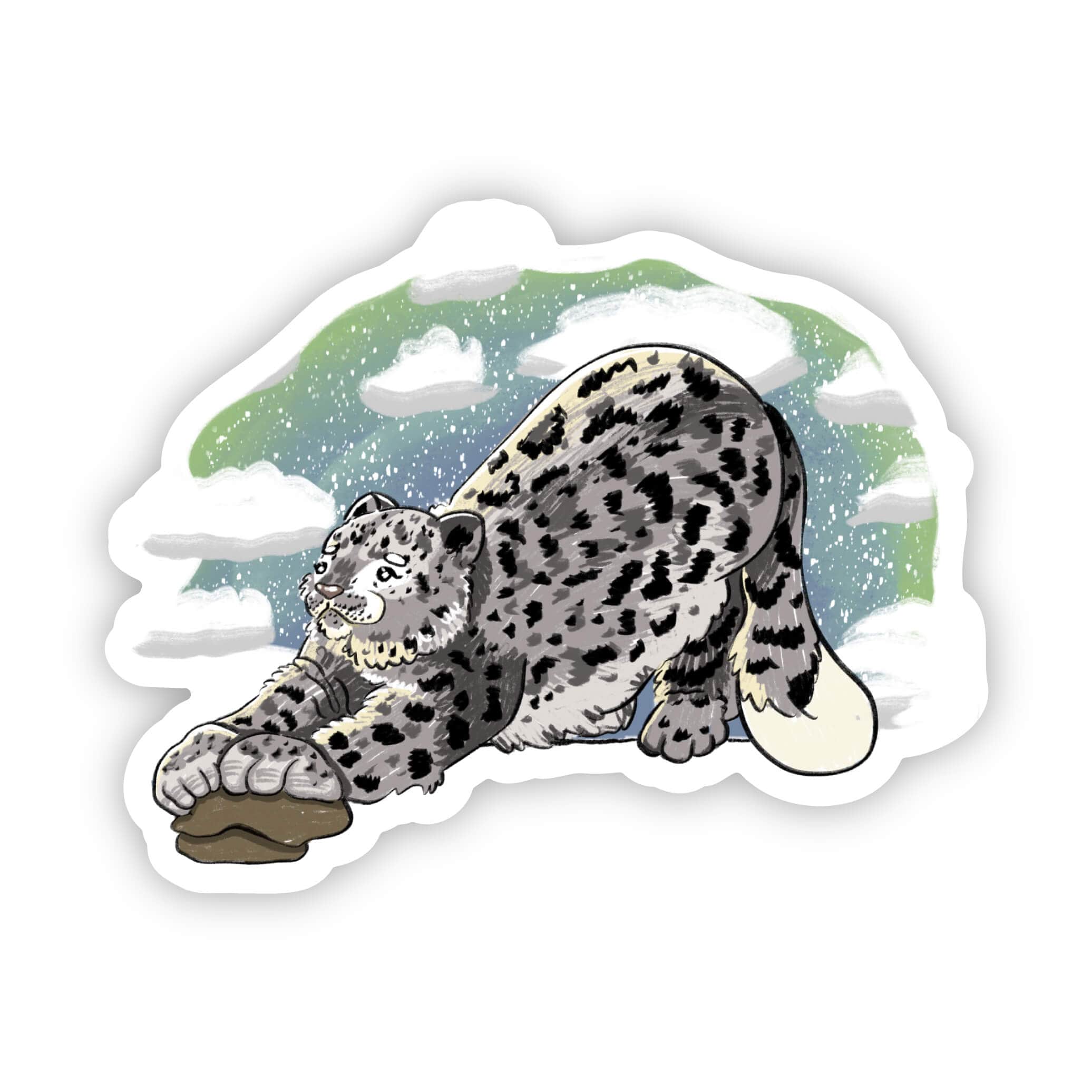  Snow Leopard sticker、mySite、elrpsem3k