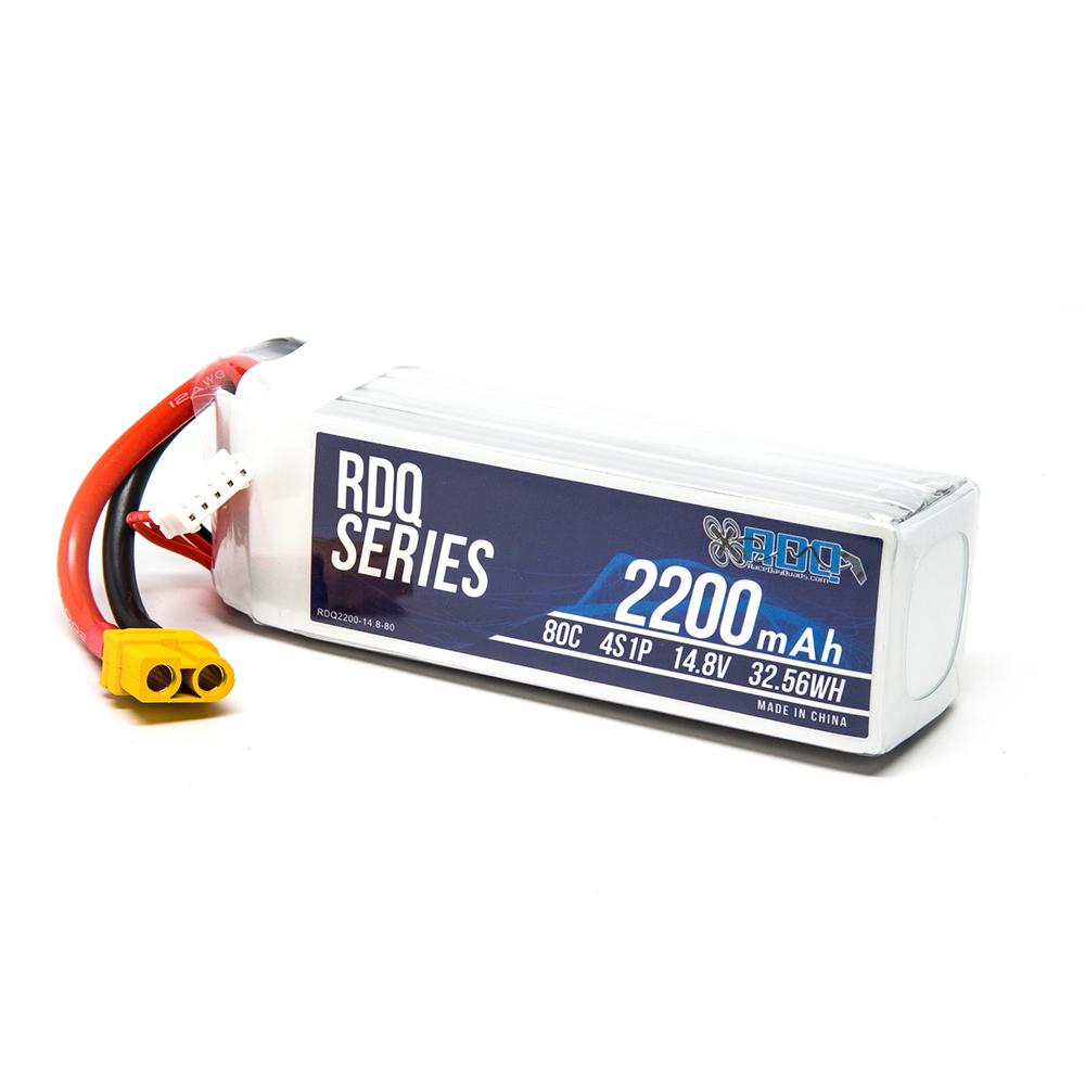  RDQ Series 14.8V 4S 2200mAh 80C LiPo Battery - XT60、mySite、merchandisen