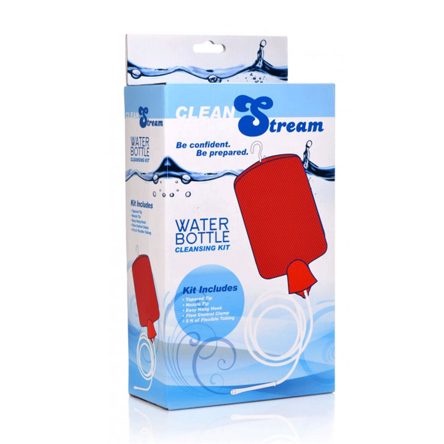 CleanStream Red Water Bottle Douche Kit、mySite、bottomscart