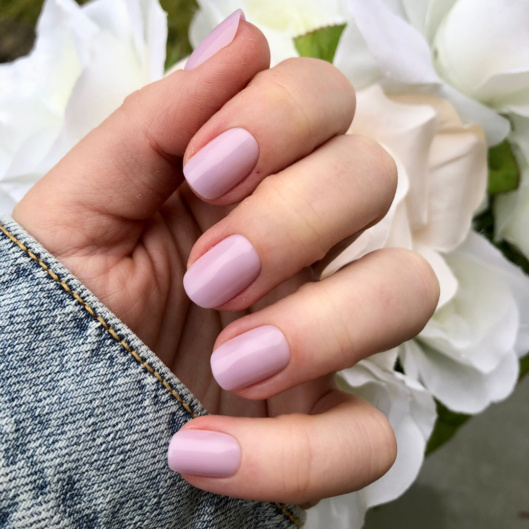 Lavender Stems - Press-On | Extra Short | Squoval、mySite、solidvoid