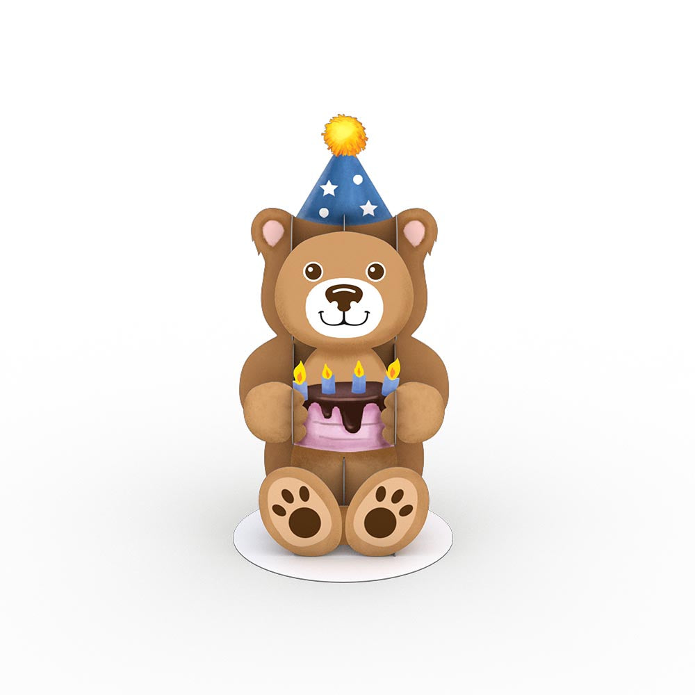 Stickerpop™: Birthday Bear (1-Pack)、mySite、solidvoid