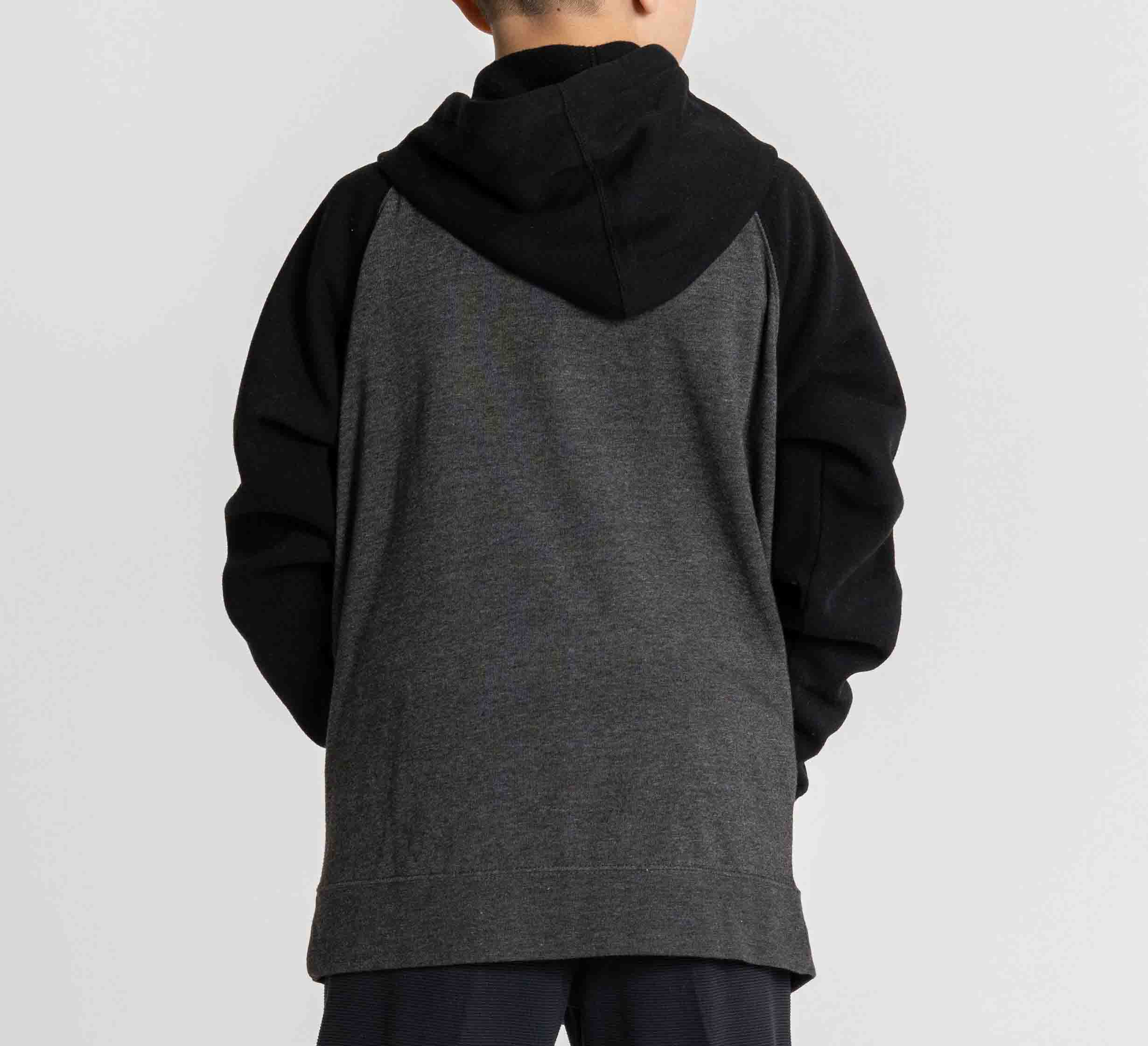 Kids Jiu Jitsu Varsity Zip Hoodie Charcoal、mySite、gigharbornorthrealestate