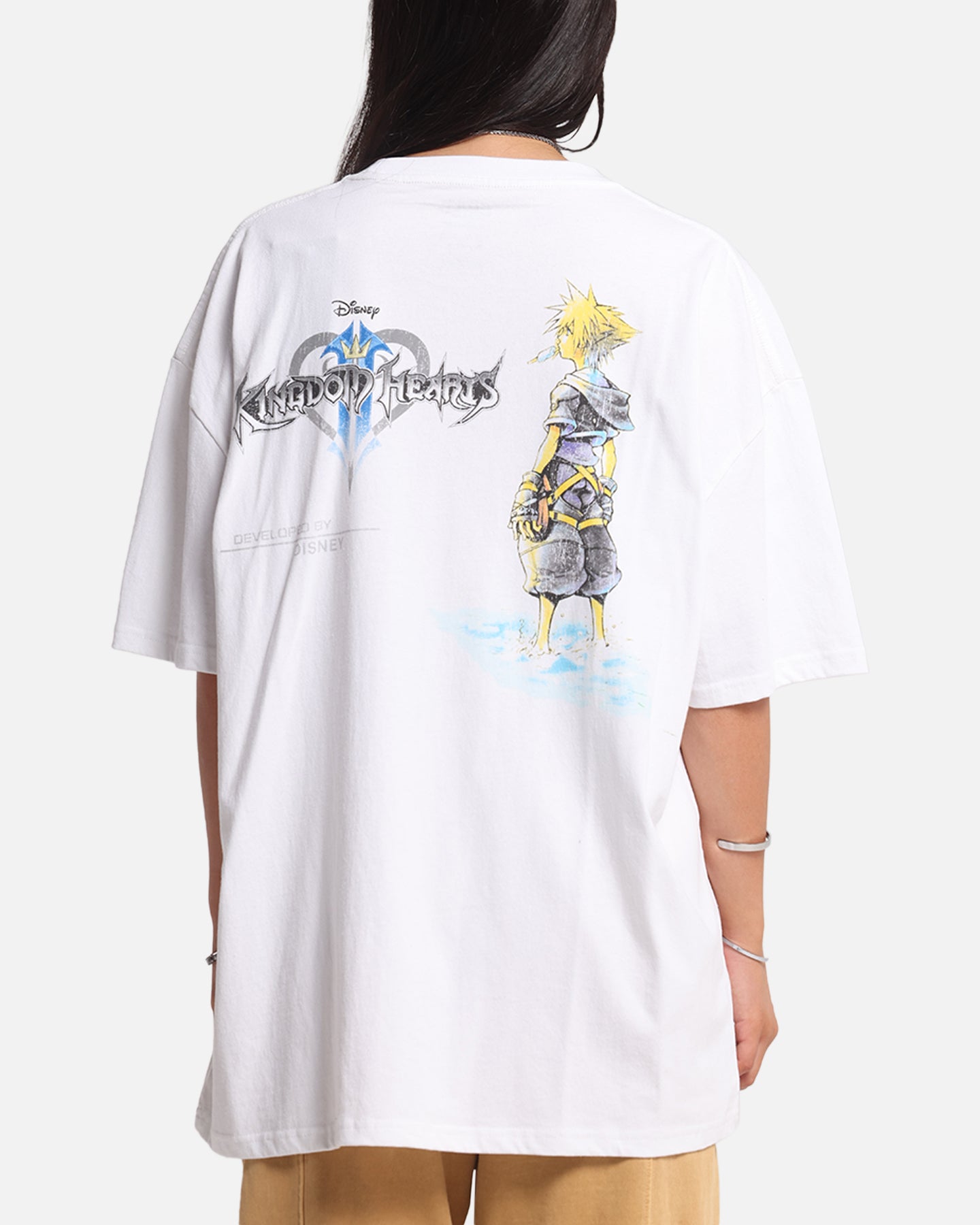 Goat Crew Disney Kingdom Hearts Disc Heavy T-Shirt White、mySite、zt4zffjzw