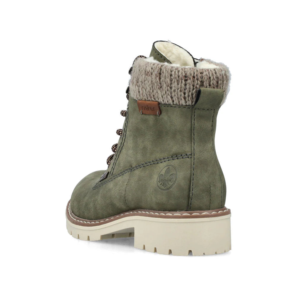  Rieker Women's Sabrina 18 Fur lined Ankle Boot - Liane/Mogano/Stein、mySite、preschool7hills