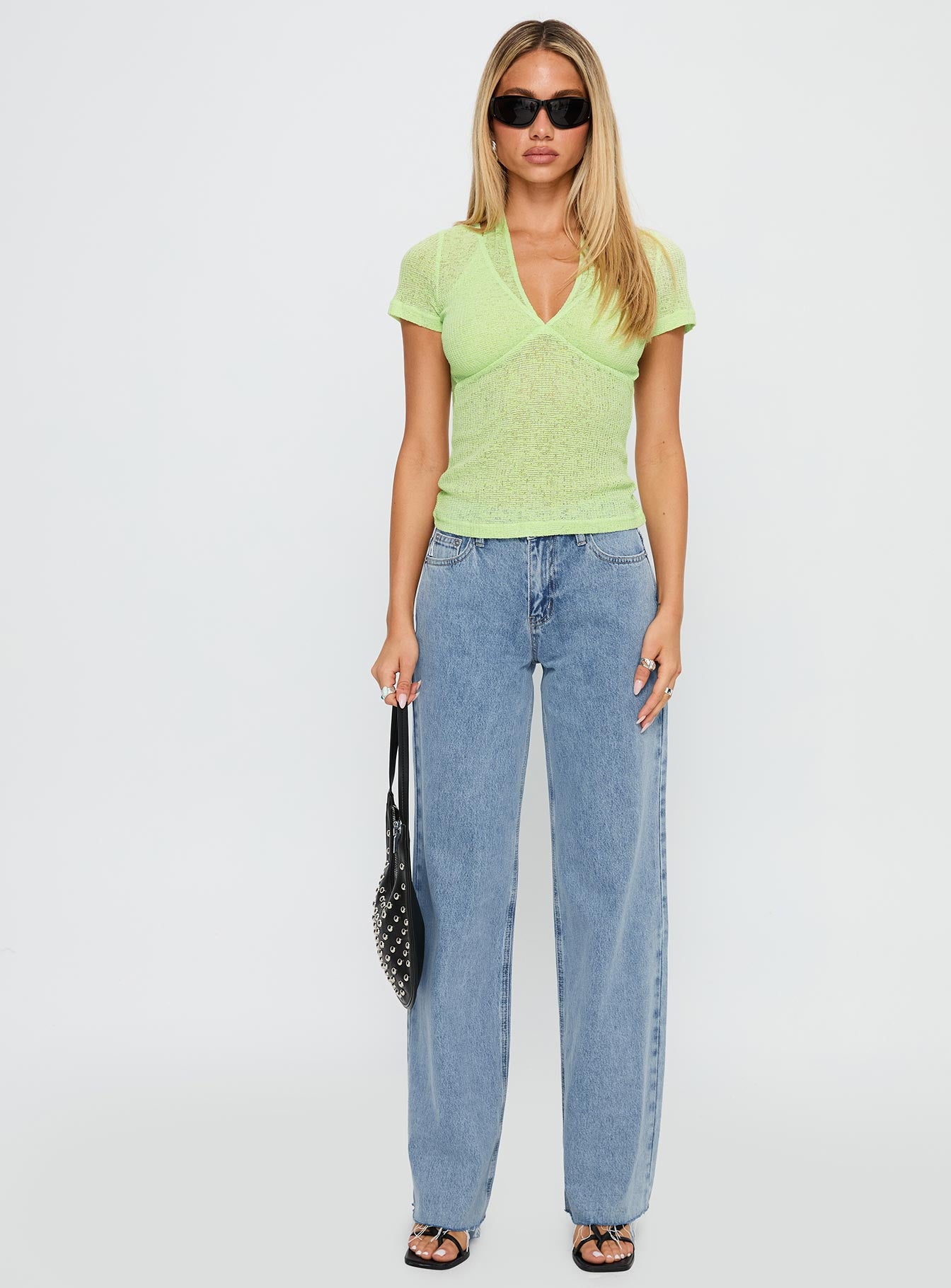 Normal Thing Strap Detail Top Mint、mySite、solidvoid