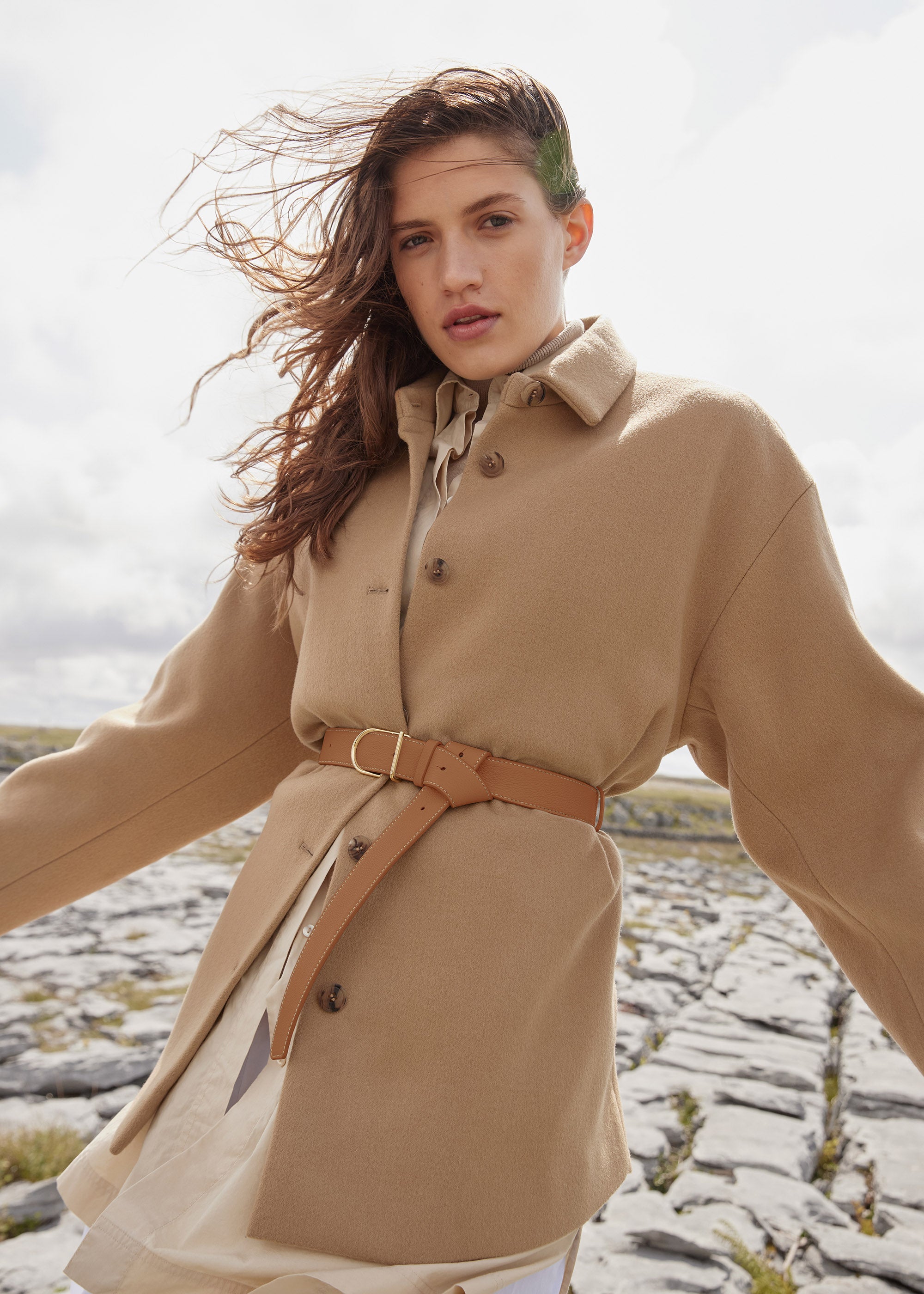 Ceinture Large Umi - Camel Grain茅、mySite、camillekostekn