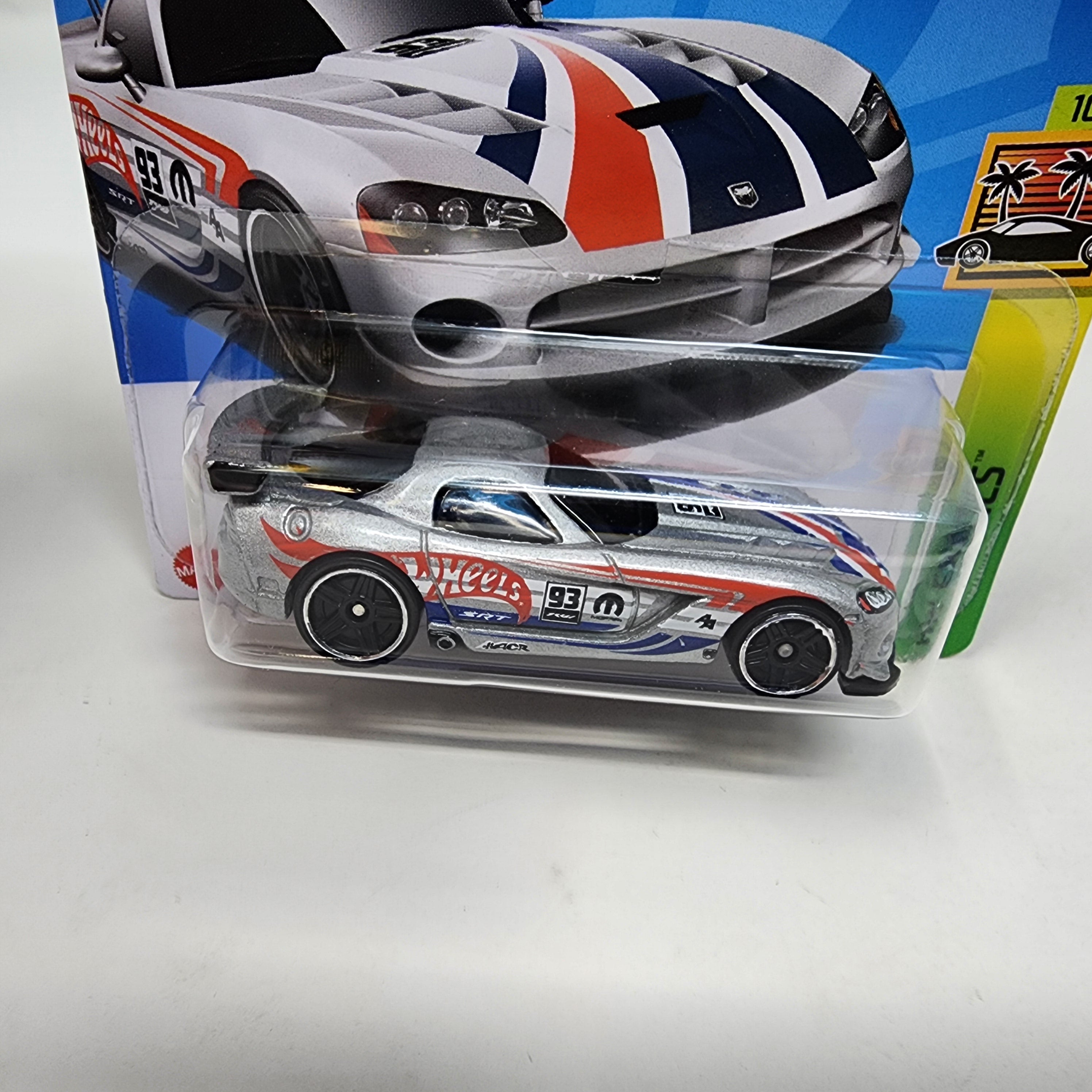 Short Card * Dodge Viper SRT10 ACR #241 * Silver * 2024 Hot Wheels Case Q、mySite、hgirdovlk