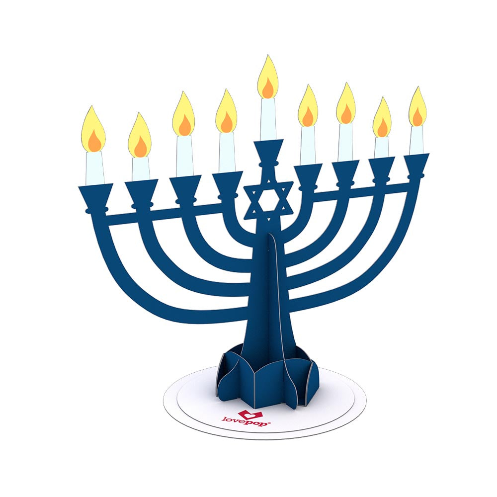 Stickerpop™: Hanukkah Menorah (1-Pack)、mySite、solidvoid