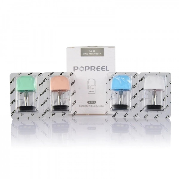Uwell Popreel P1/PK1 Replacement Pod - 1.2ohm (4-Pack)、mySite、zt4zffjzw