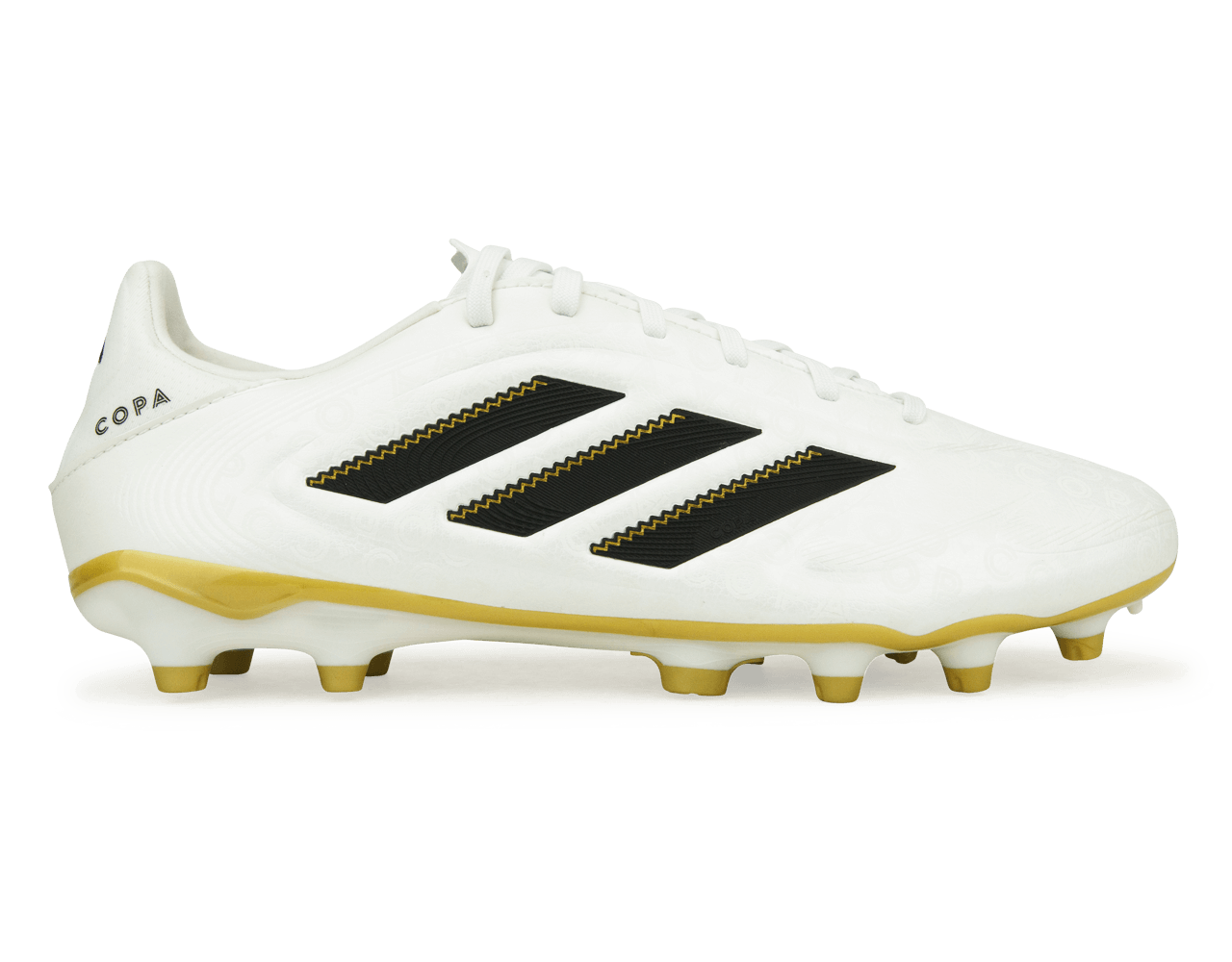 adidas Men's Copa Pure III League FG/MG White/Black/Gold、mySite、bottomscart