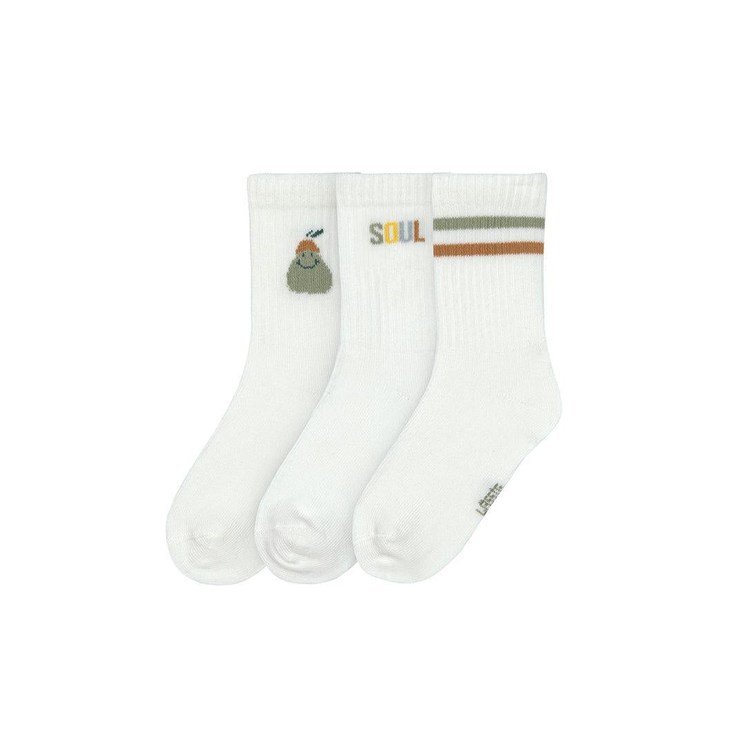  Lassig Tennis Socks - 3 Pack - White - Pear、mySite、merchandisen