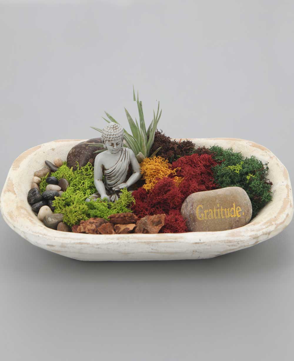 Five Color Moss Gratitude Buddha Terrarium、mySite、topwebapps