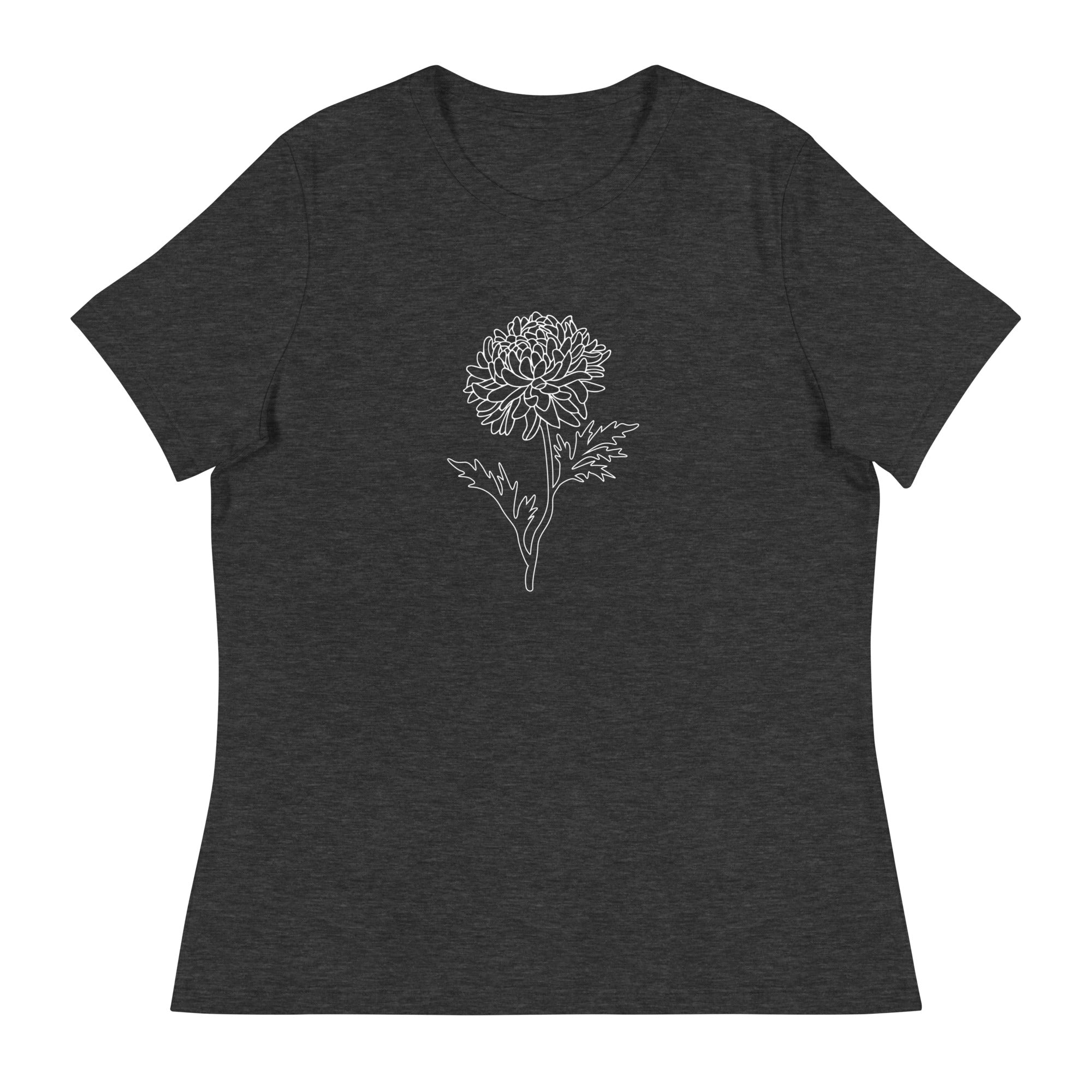 Chrysanthemum Women's Relaxed T-Shirt、mySite、camillekostekn