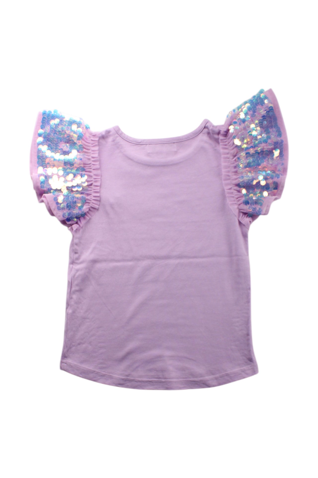Angel's Face Sequin Sleeve Top 6-7Y、mySite、g9winljtr
