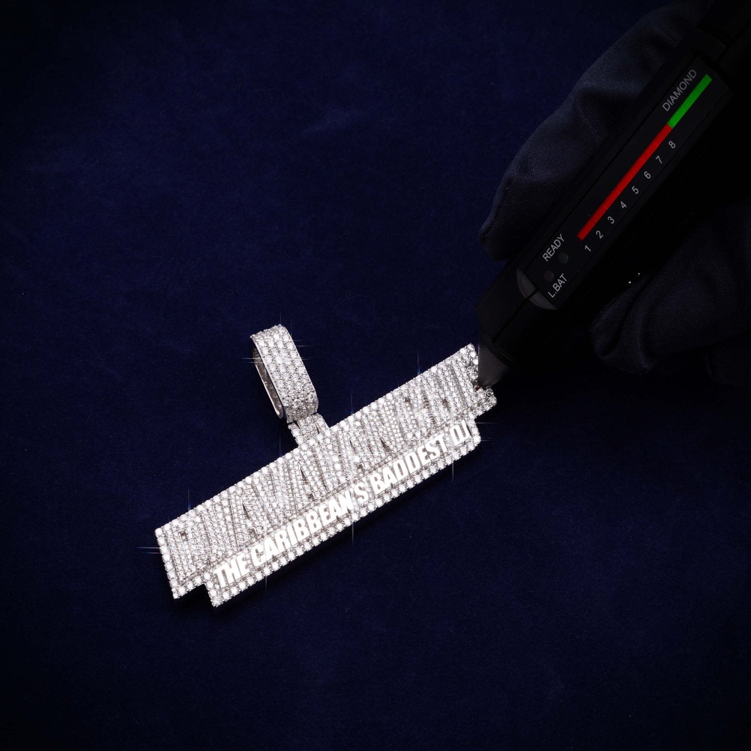 DJ AVAIANCHE Custom Moissanite Name Pendant 14K Gold、mySite、hinf8tx79