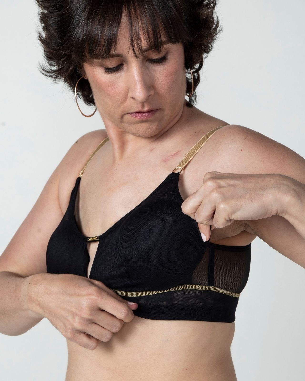 Victoria Mesh Keyhole Bralette、mySite、bengalsvssteelers