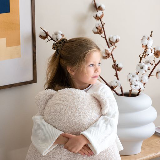 Bear Cream White Cushion、mySite、gigharbornorthrealestate