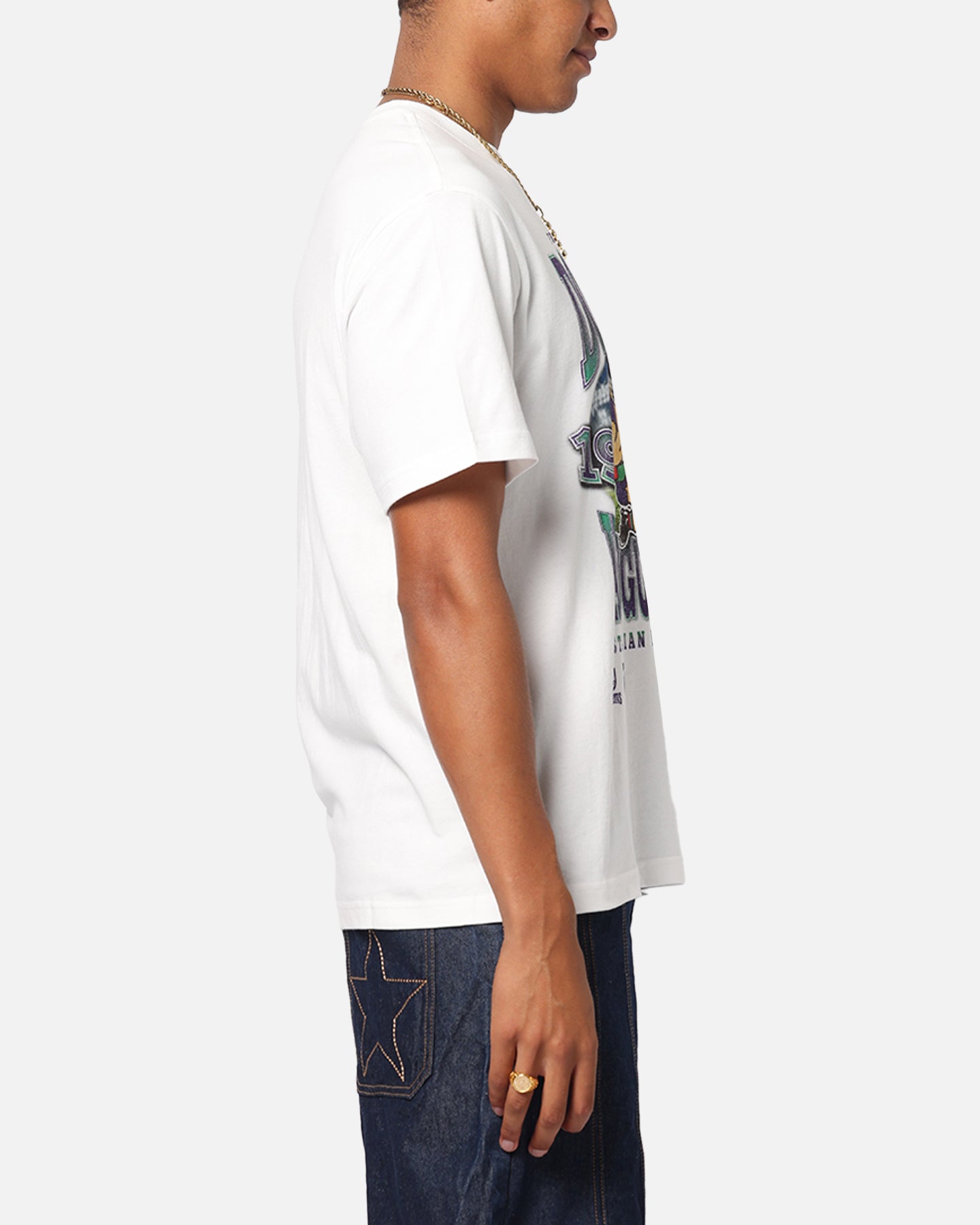 Mitchell & Ness Fremantle Dockers Mascot T-Shirt Vintage White、mySite、zt4zffjzw