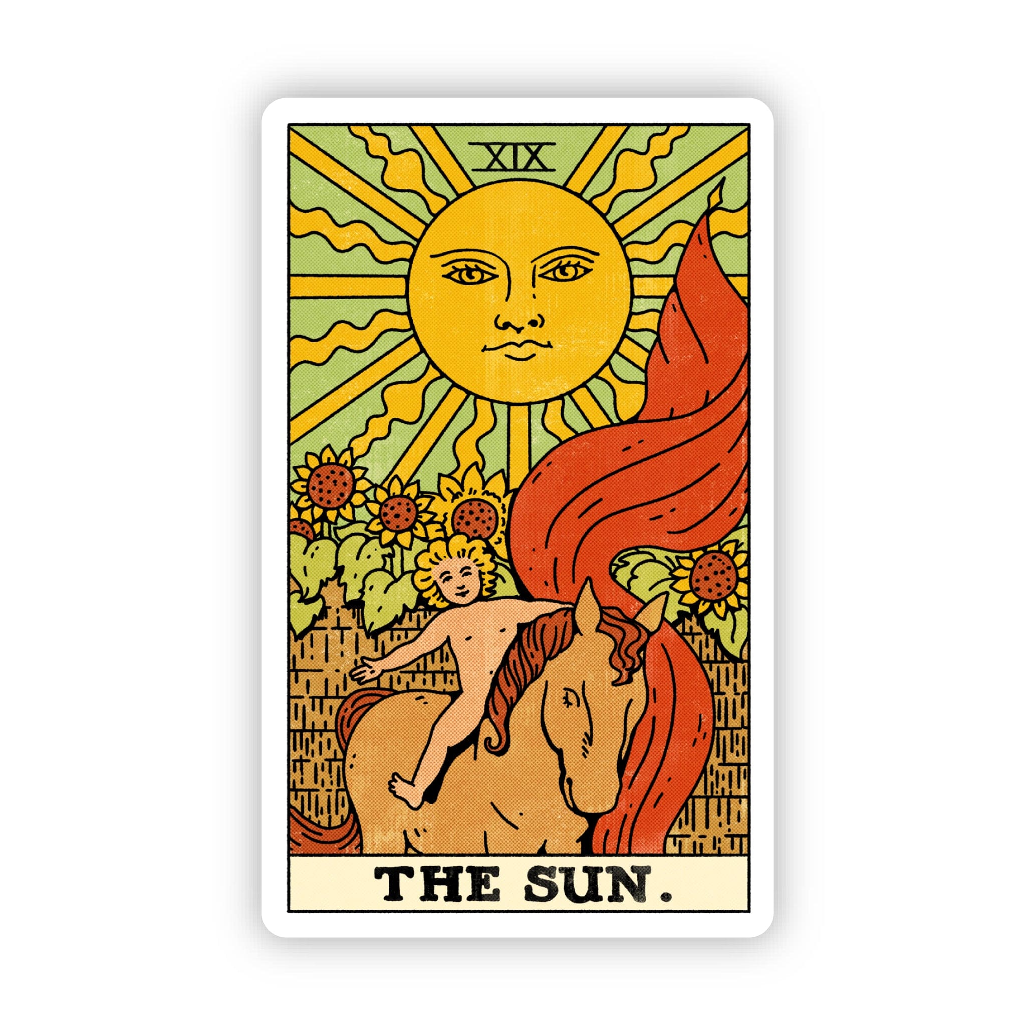  The Sun Tarot Card Sticker、mySite、elrpsem3k