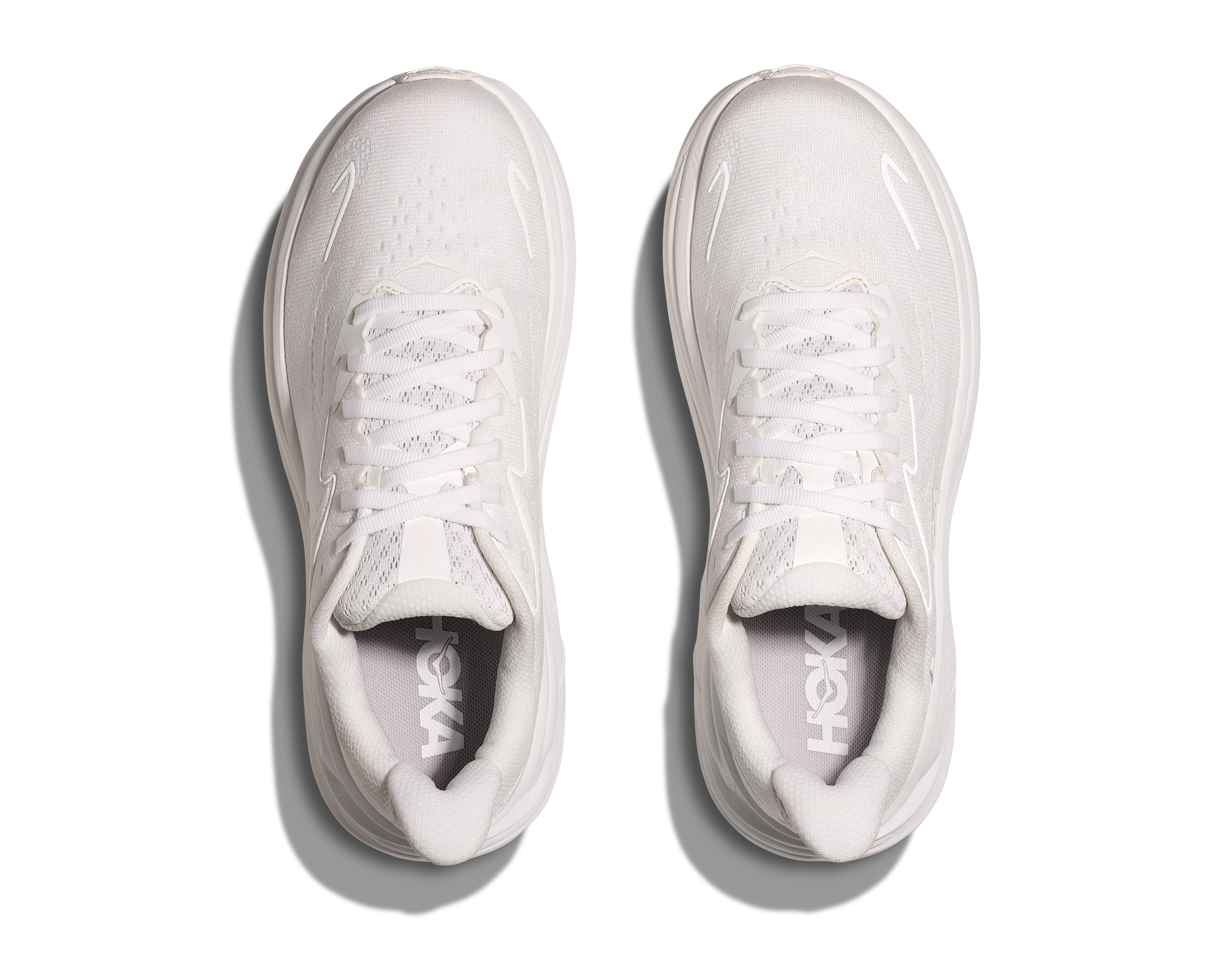  HOKA Women's Clifton 10 Cushioned Running Shoe - White/White、mySite、preschool7hills