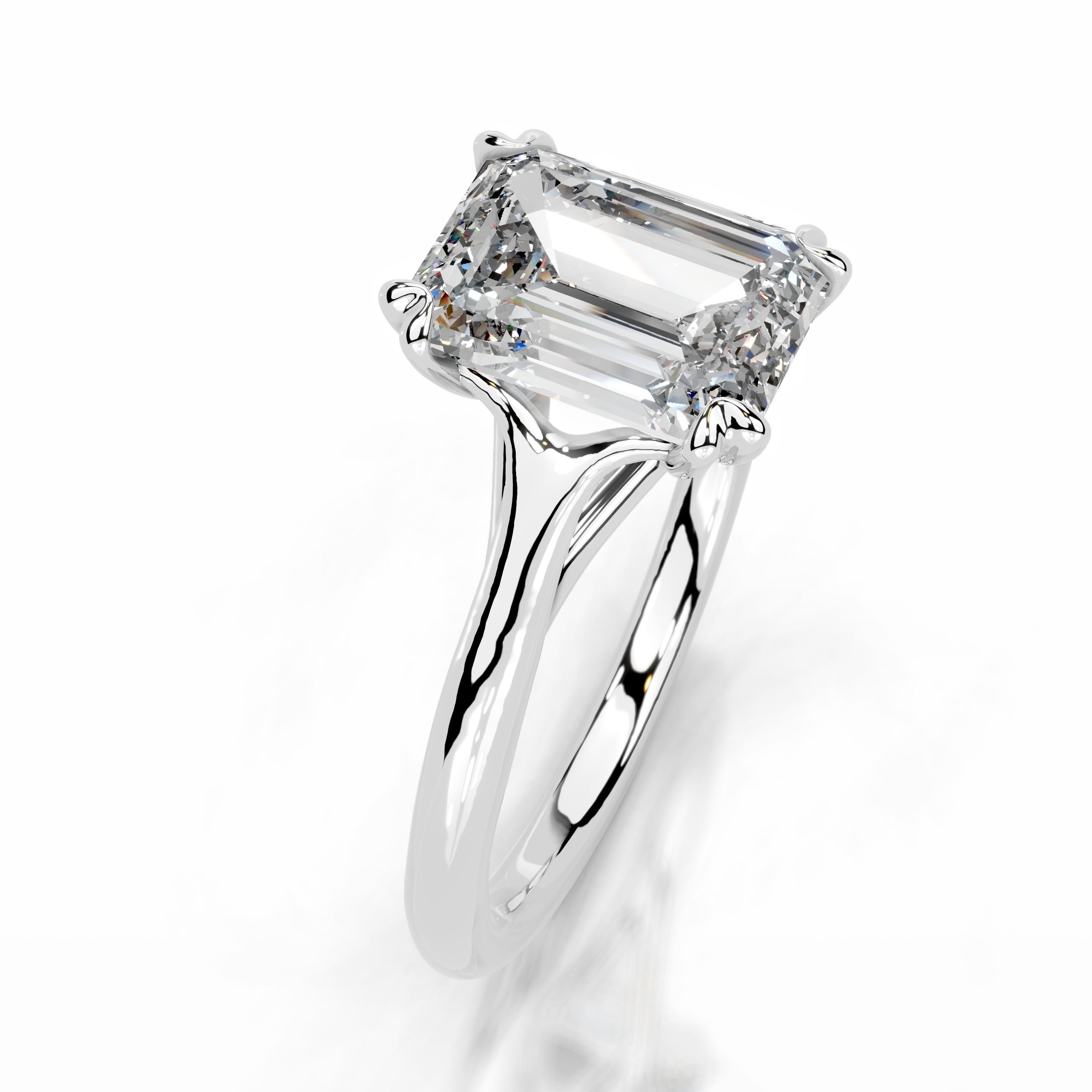 Moriah Lab Grown Diamond Ring - 18K White Gold、mySite、hinf8tx79